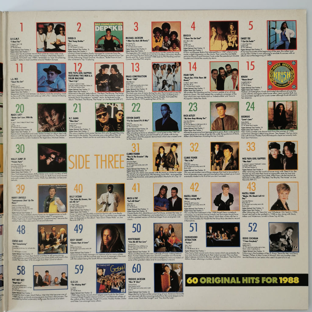 Hit Mix 88 Double Vinyl LP 1988