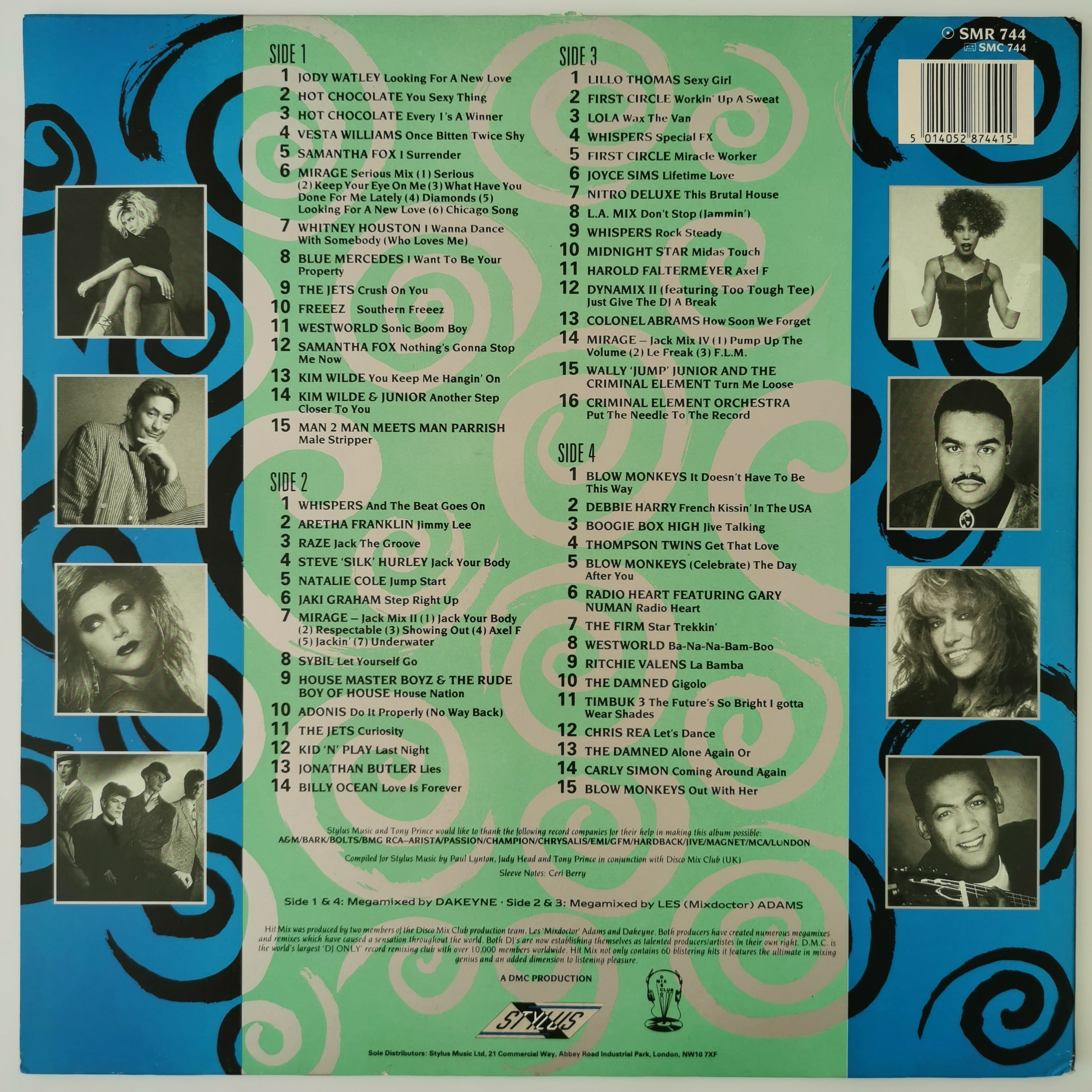 Hit Mix Non Stop Mix Double Vinyl LP 1987