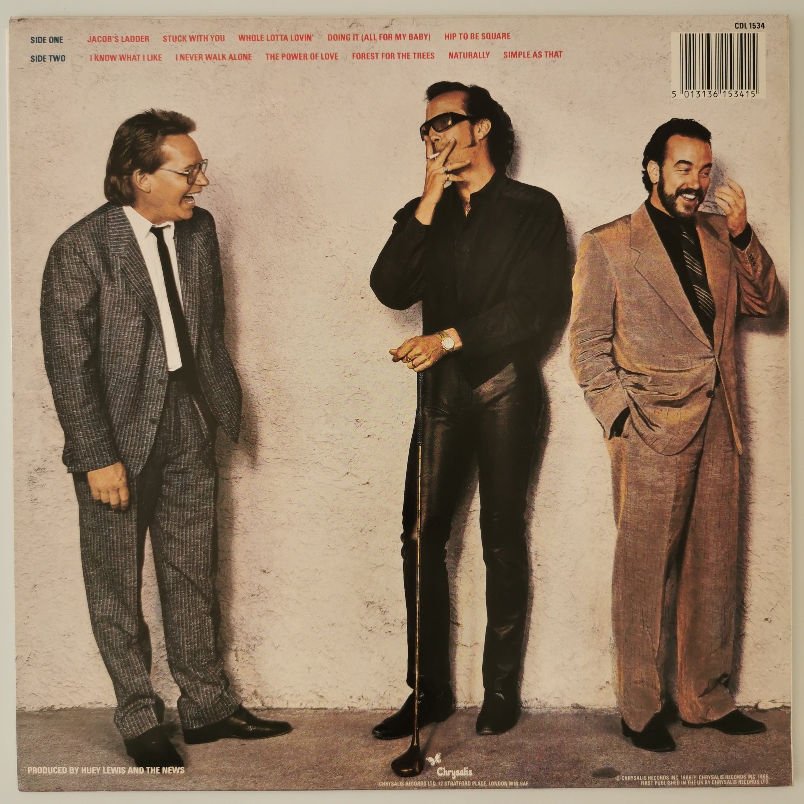 Huey Lewis & The News Fore! Vinyl LP