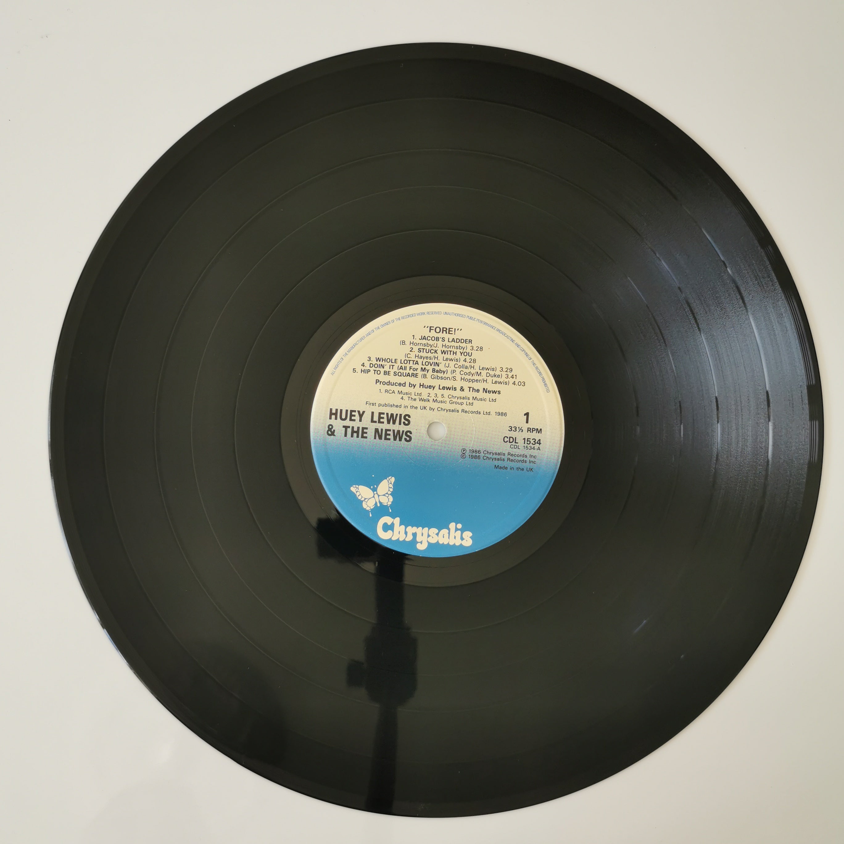 Huey Lewis & The News Fore! Vinyl LP