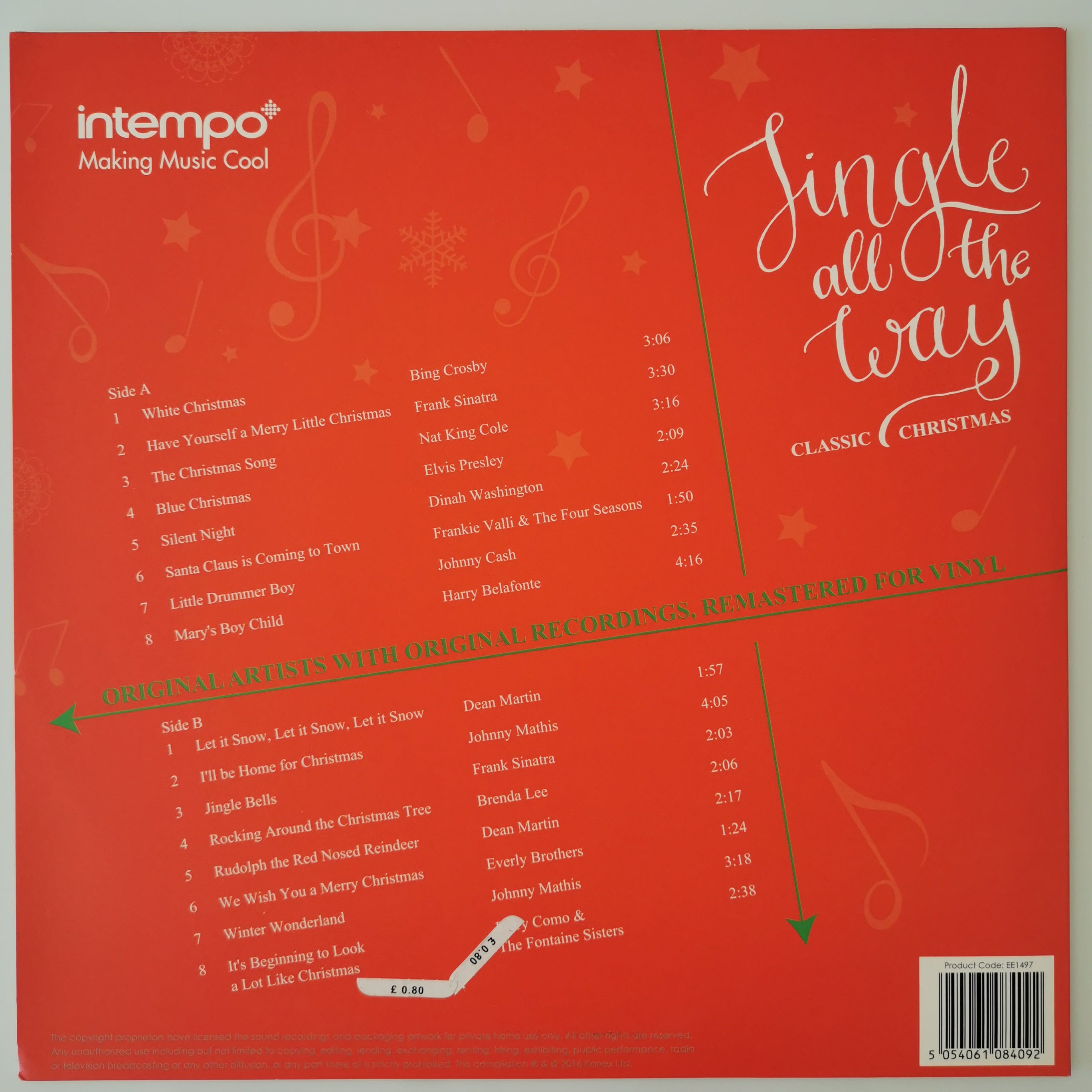 Jingle All The Way - Classic Christmas Vinyl LP