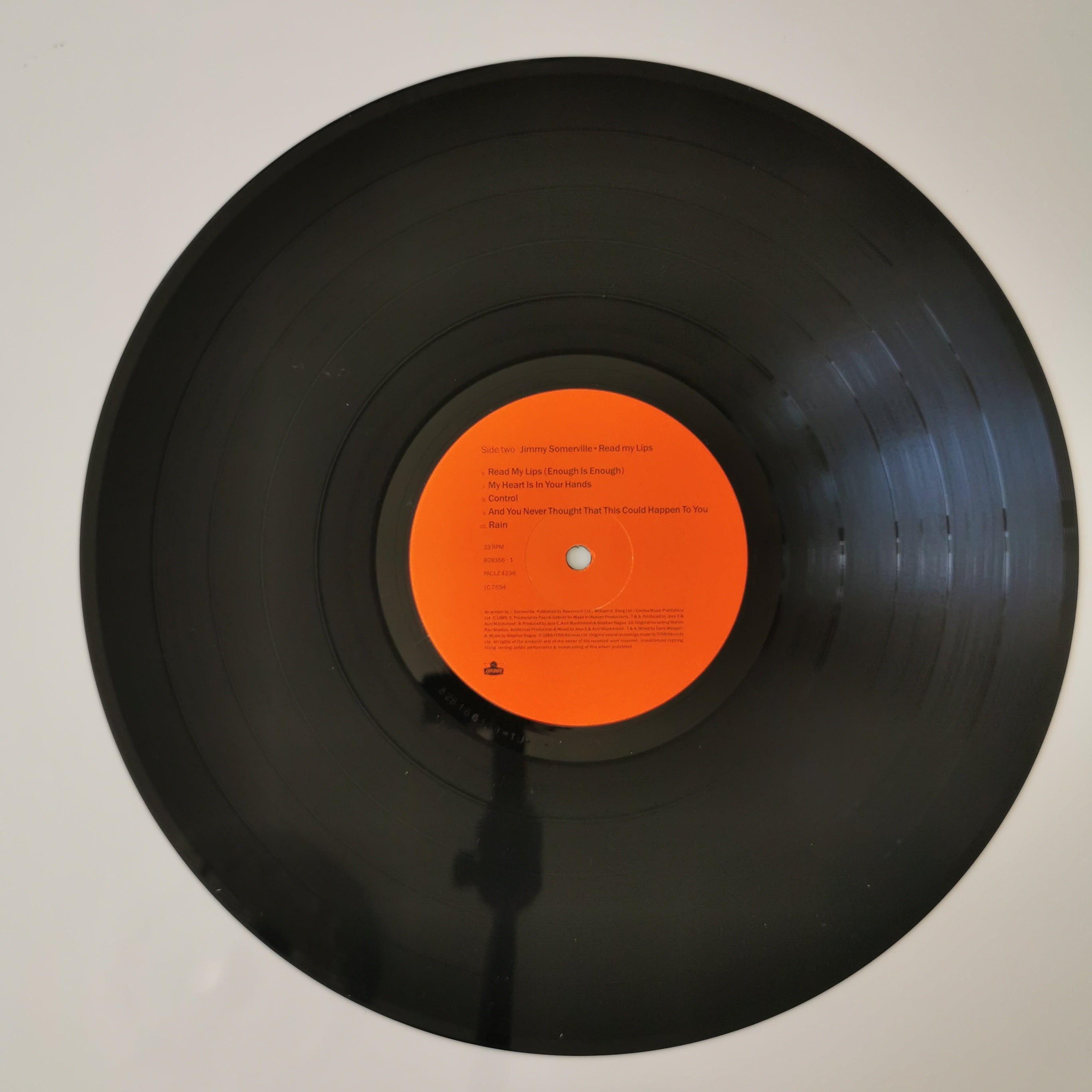 Jimmy Somerville – Read My Lips Vinyl LP