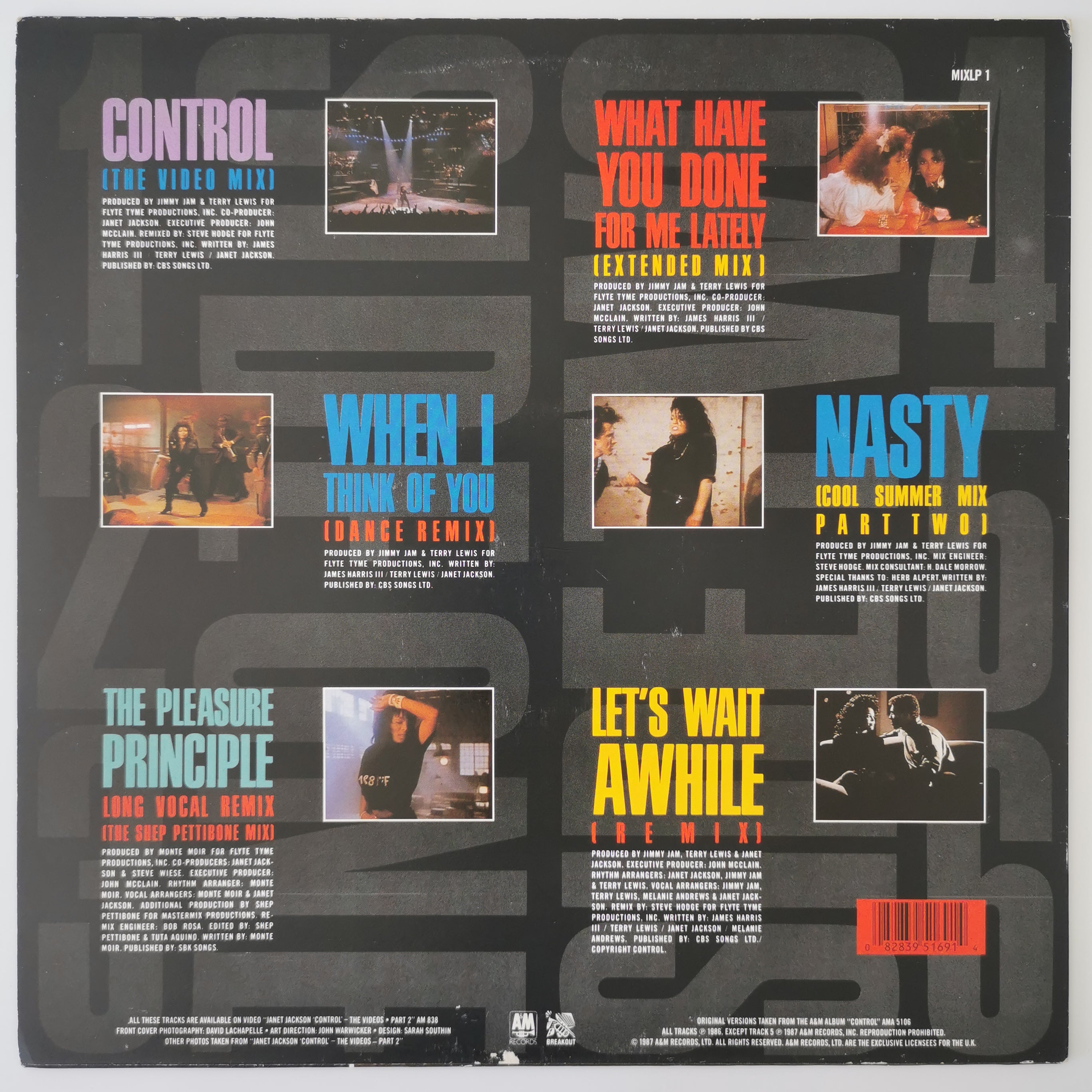 Janet Jackson – Control - The Remixes Viny LP