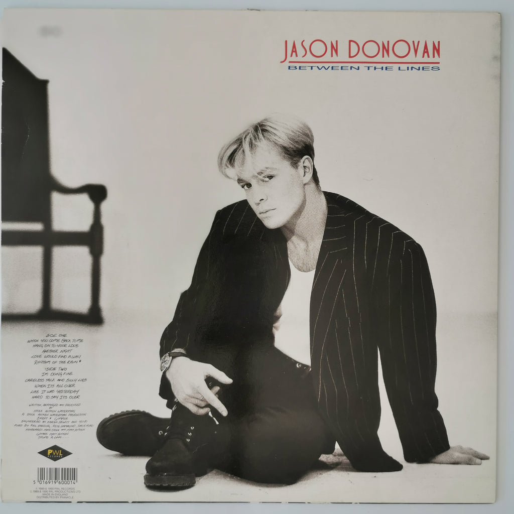 Jason Donovan – Between The Lines Vinyl LP