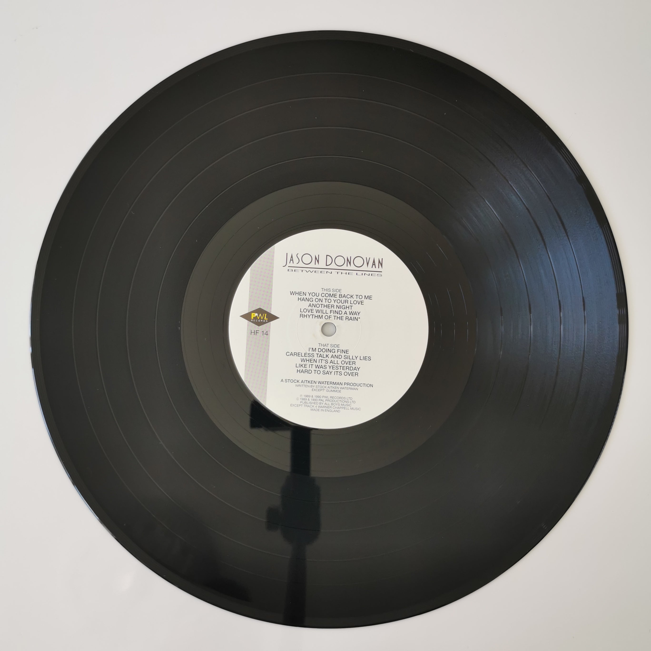 Jason Donovan – Between The Lines Vinyl LP