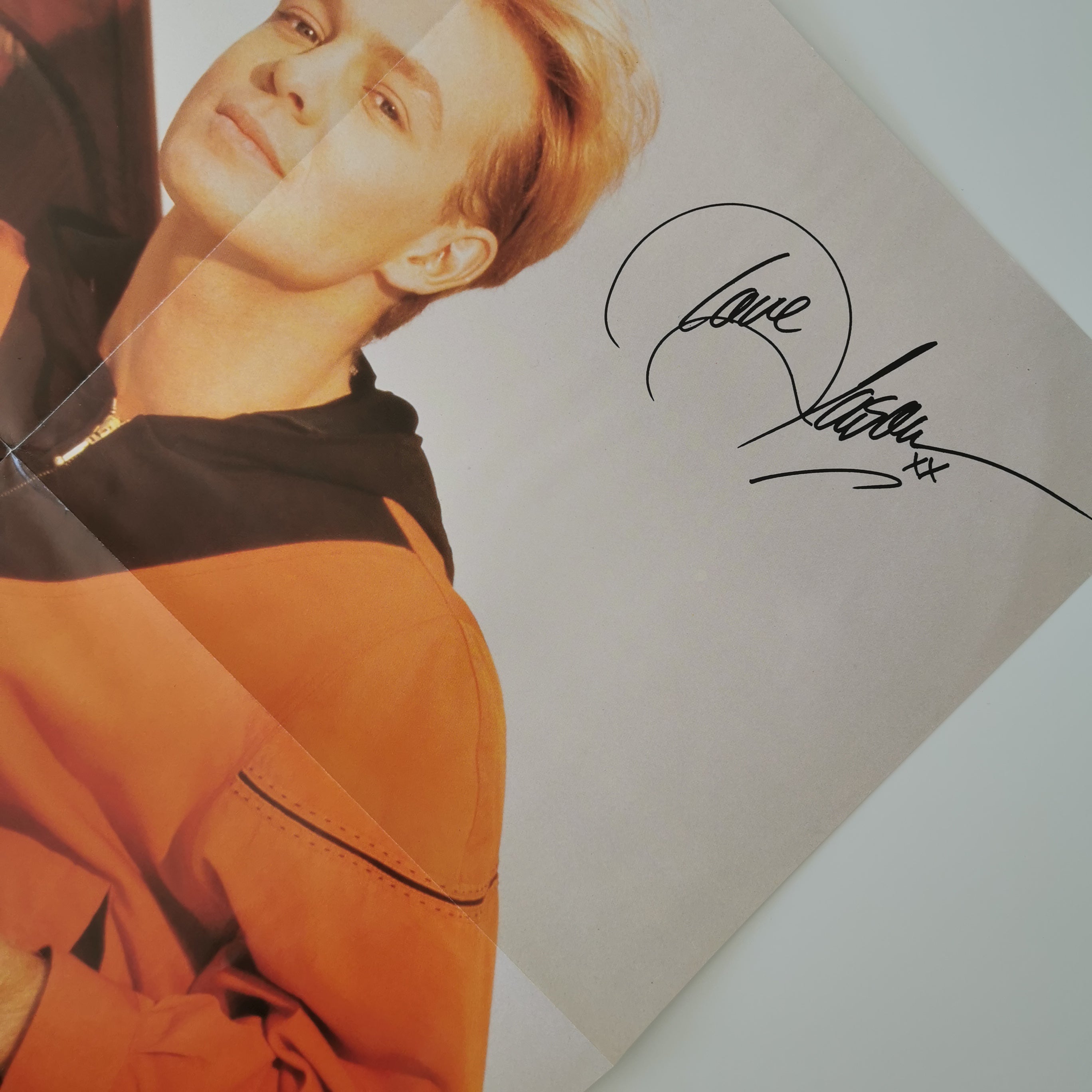 Jason Donovan – Between The Lines Vinyl LP Inc Poster