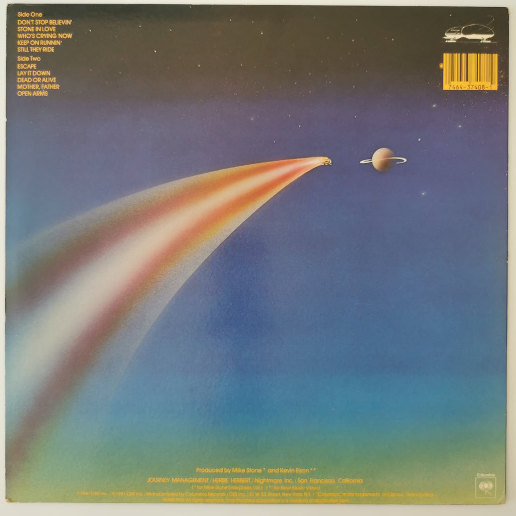 Journey – Escape Vinyl LP 1981