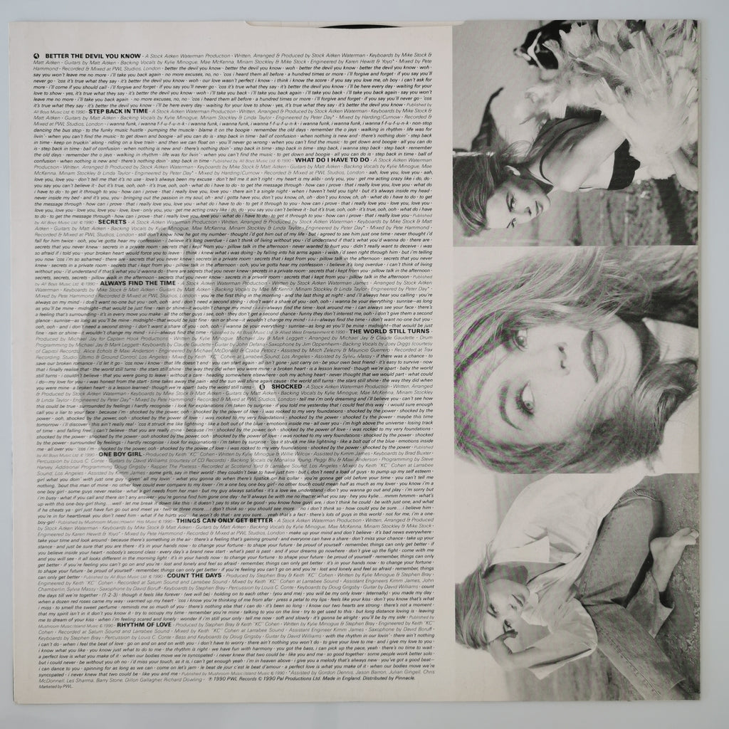 Kylie Minogue – Rhythm Of Love Vinyl LP