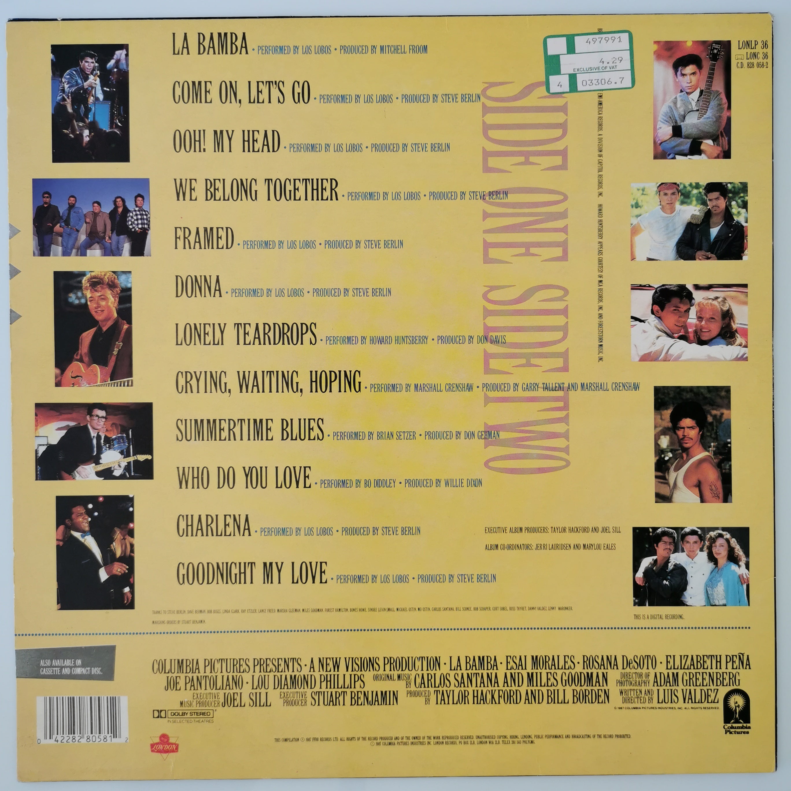 La Bamba (Original Motion Picture Soundtrack) Vinyl LP