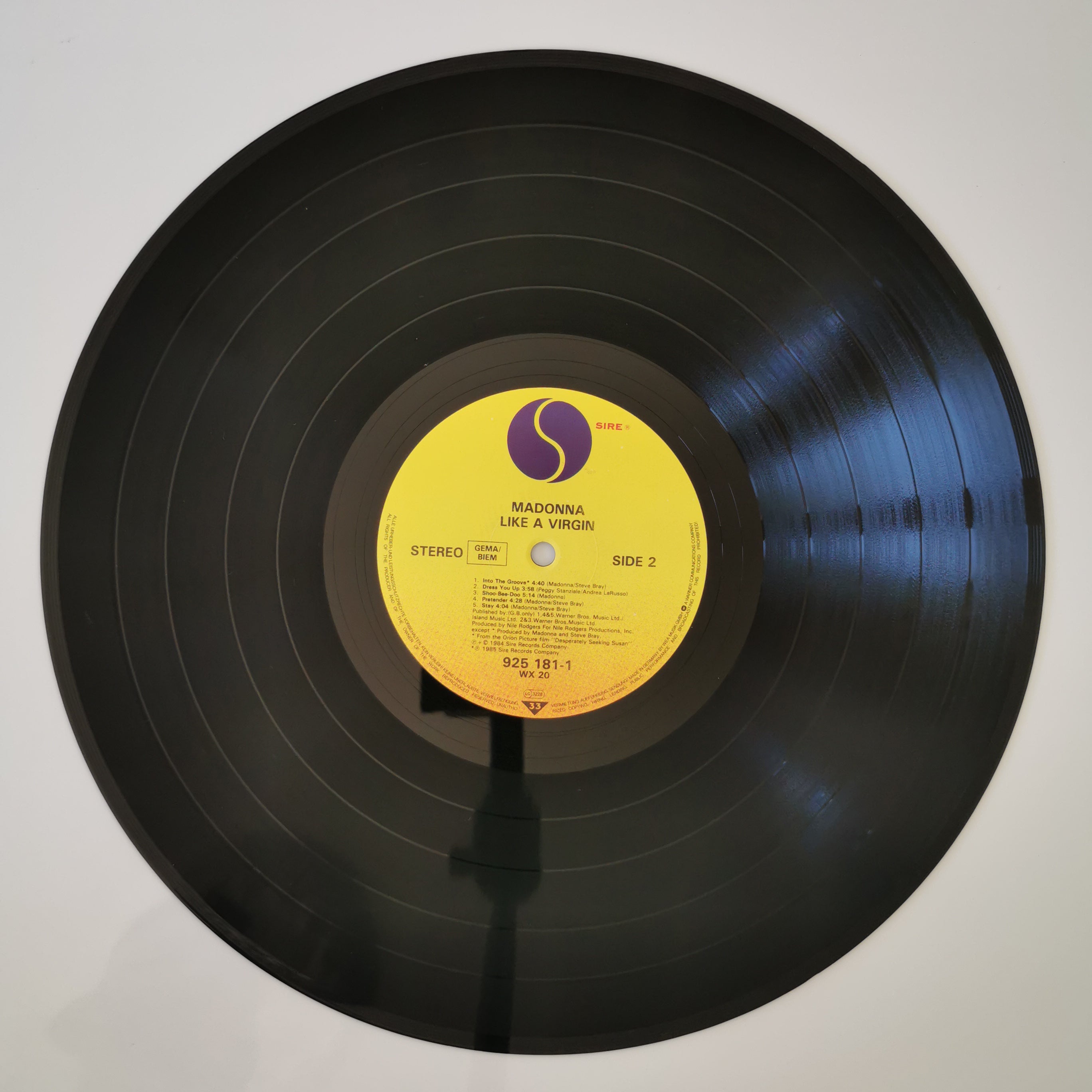 Madonna – Like A Virgin Vinyl LP 1984