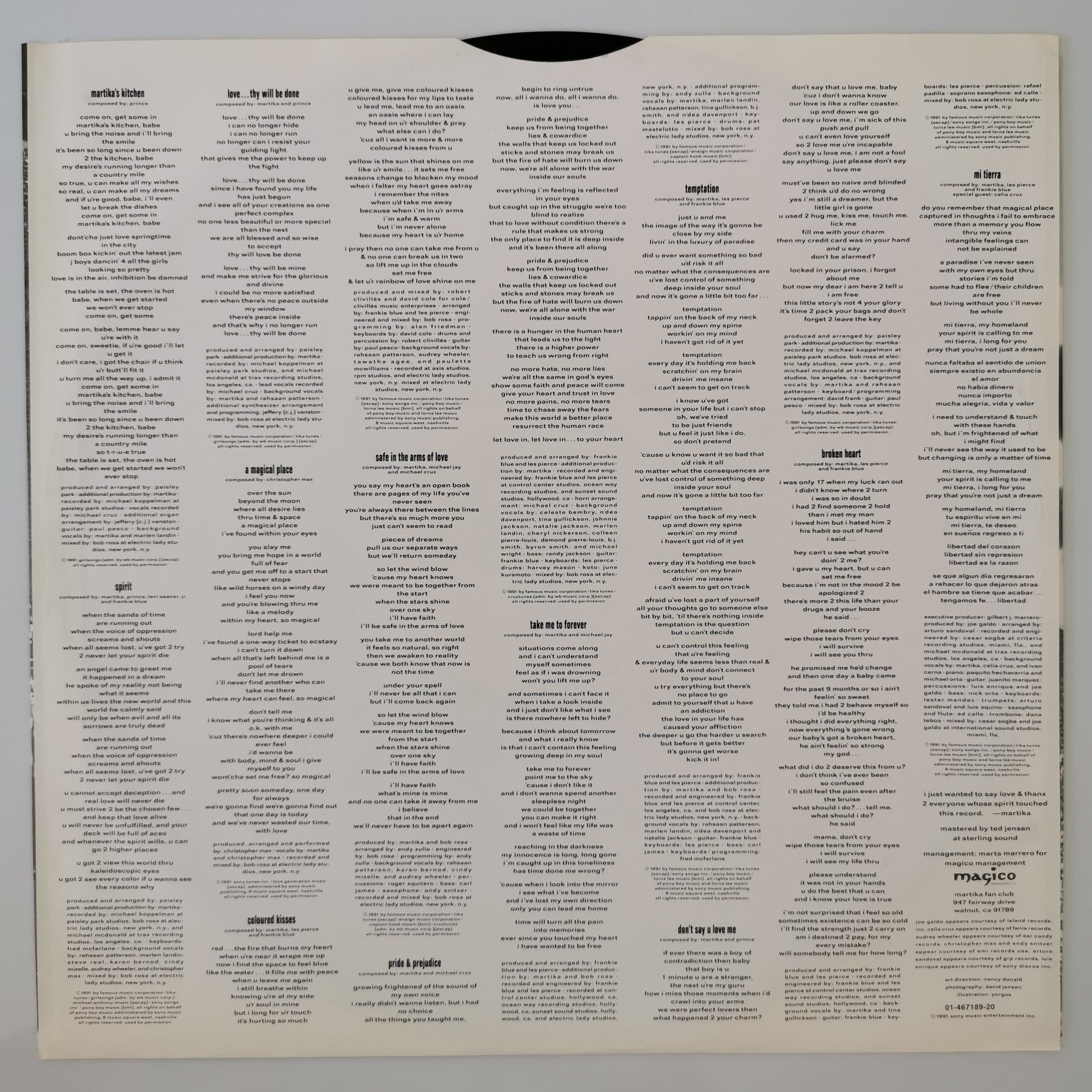 Martika Martika's Kitchen Vinyl LP