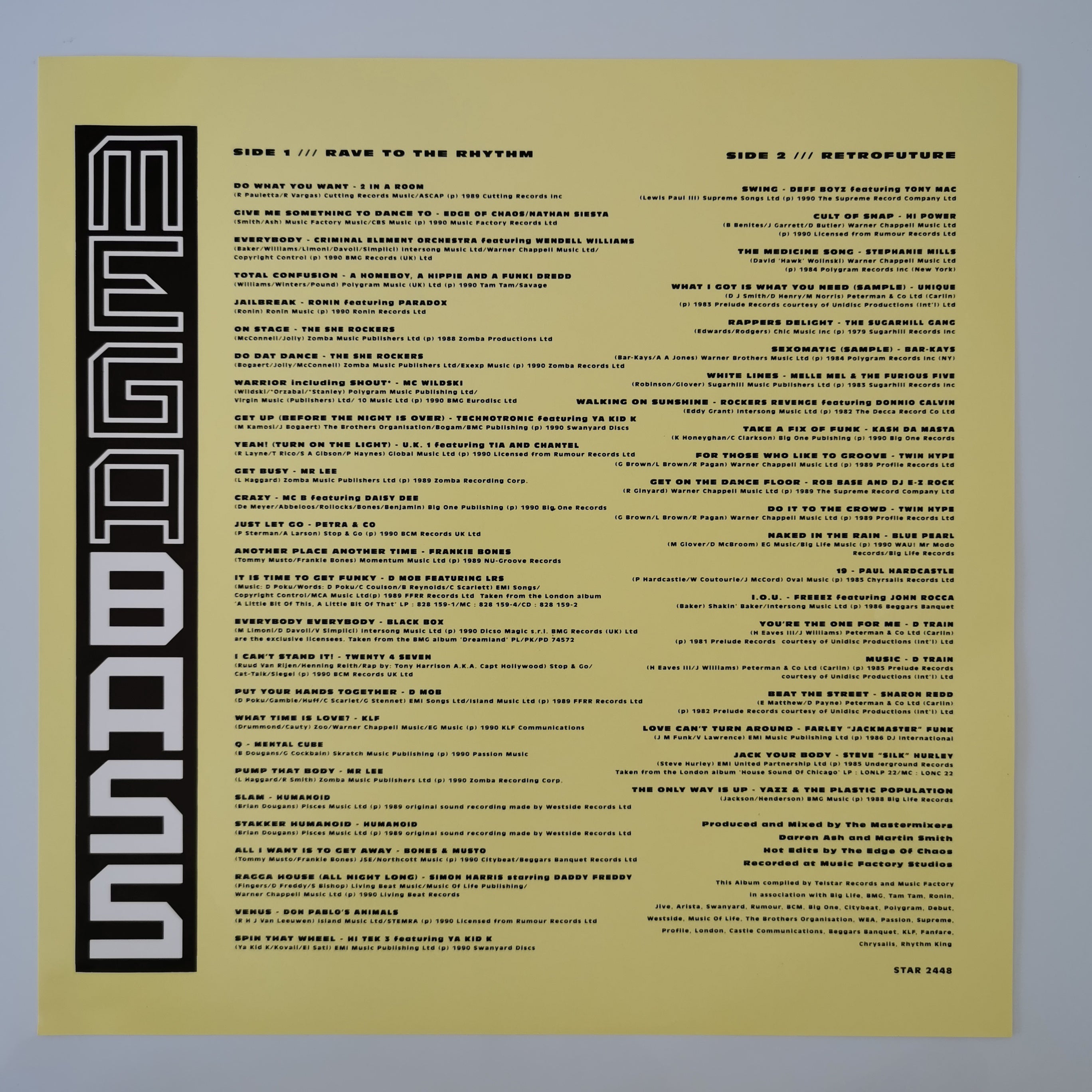 Megabass 2  Vinyl LP 1990