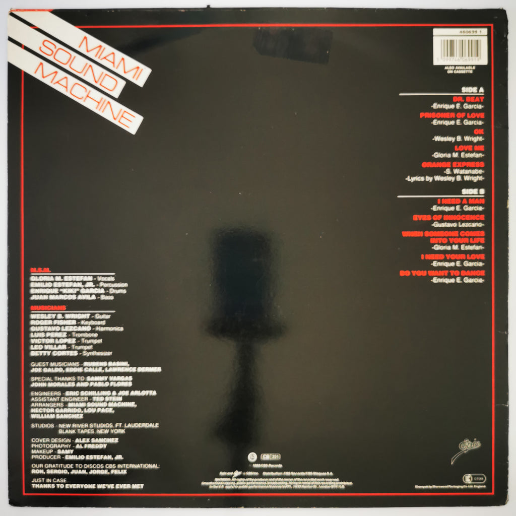 Miami Sound Machine Eyes Of Innocence Vinyl LP