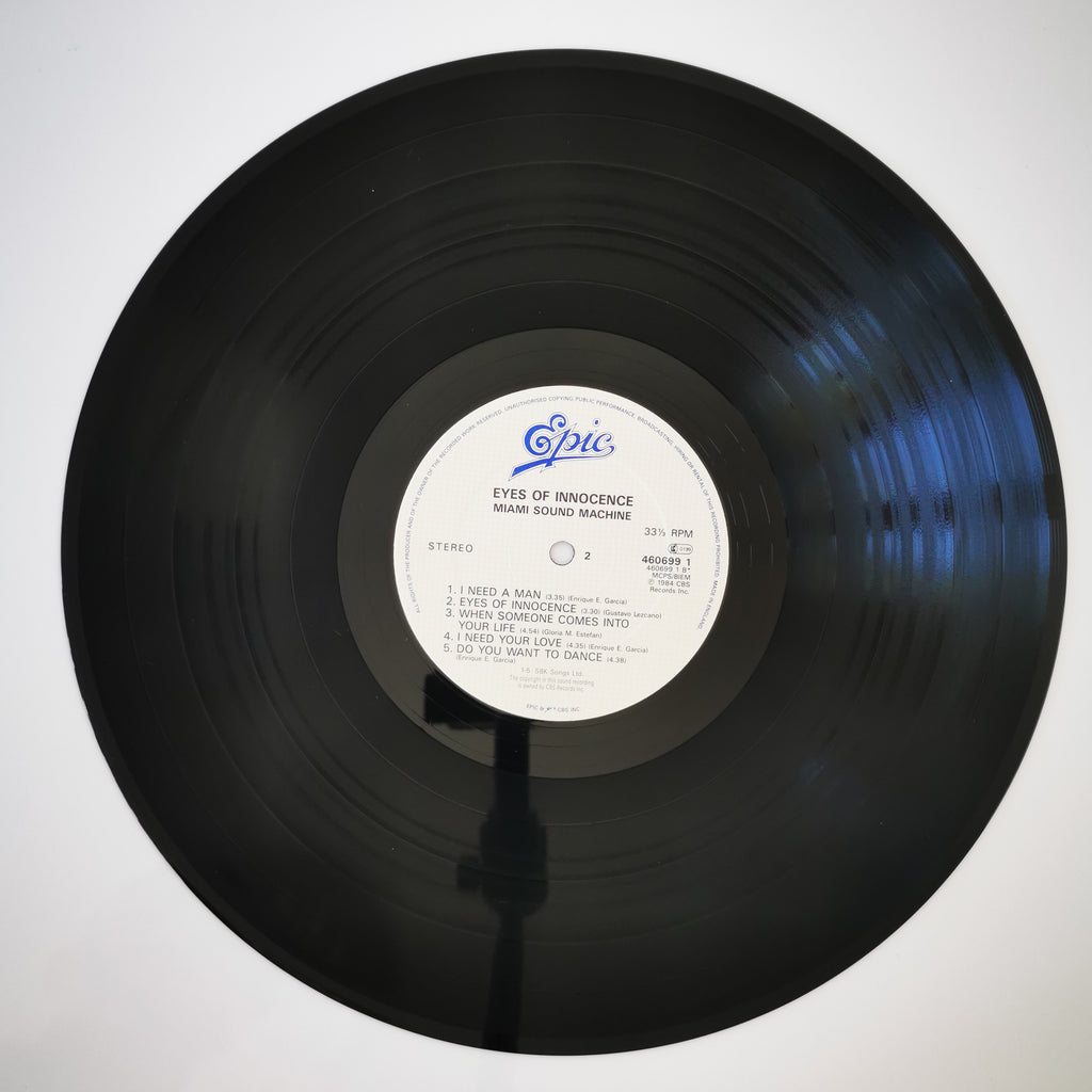 Miami Sound Machine Eyes Of Innocence Vinyl LP