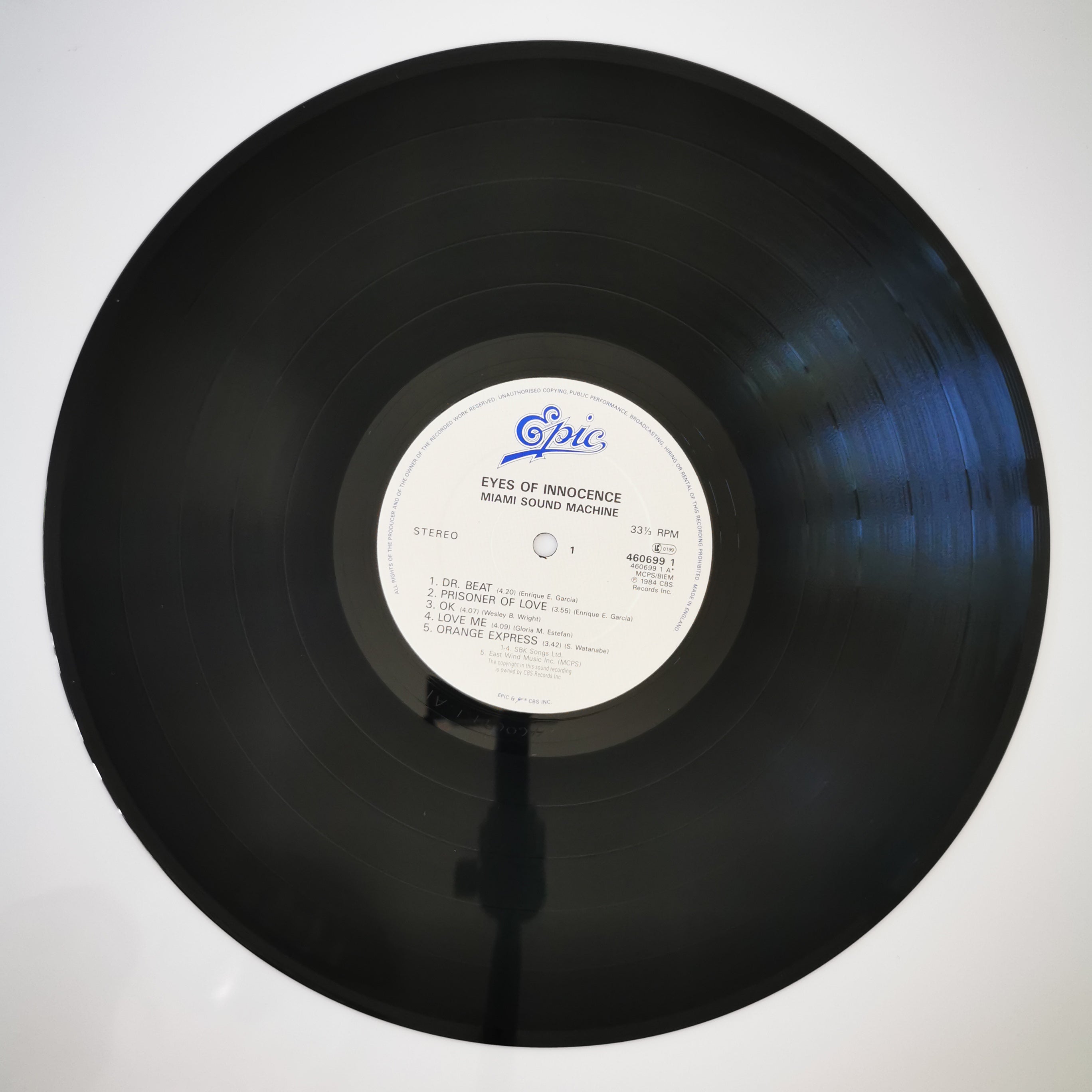 Miami Sound Machine Eyes Of Innocence Vinyl LP