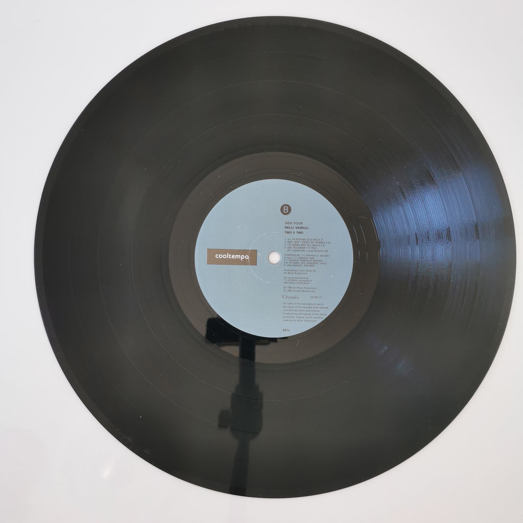 Milli Vanilli 2 x 2 (Two x Two) Double Vinyl LP