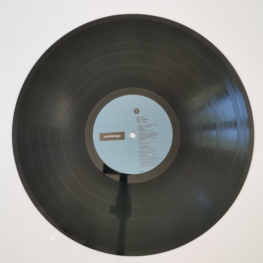 Milli Vanilli 2 x 2 (Two x Two) Double Vinyl LP