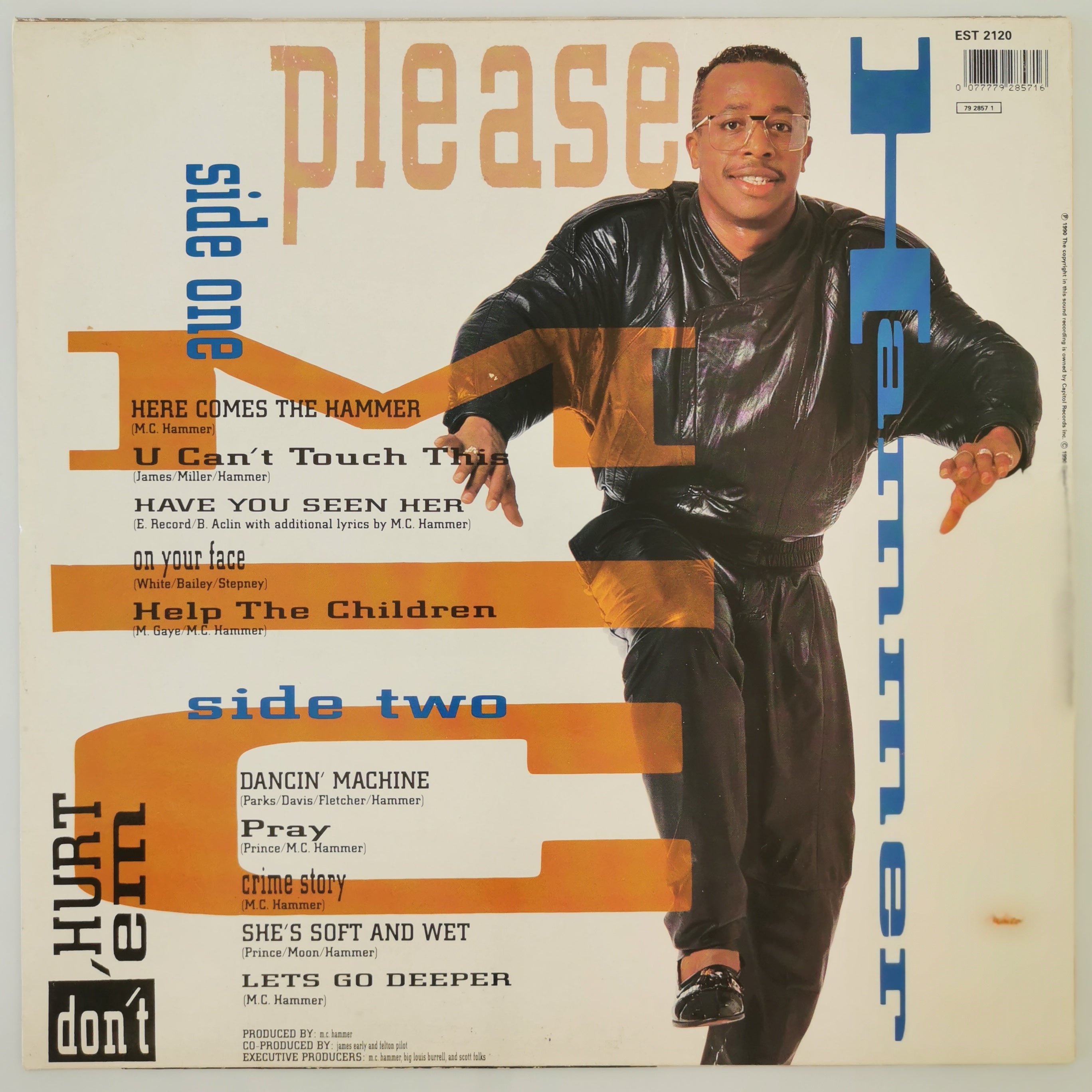 MC Hammer Please Hammer Don't Hurt 'Em Vinyl LP