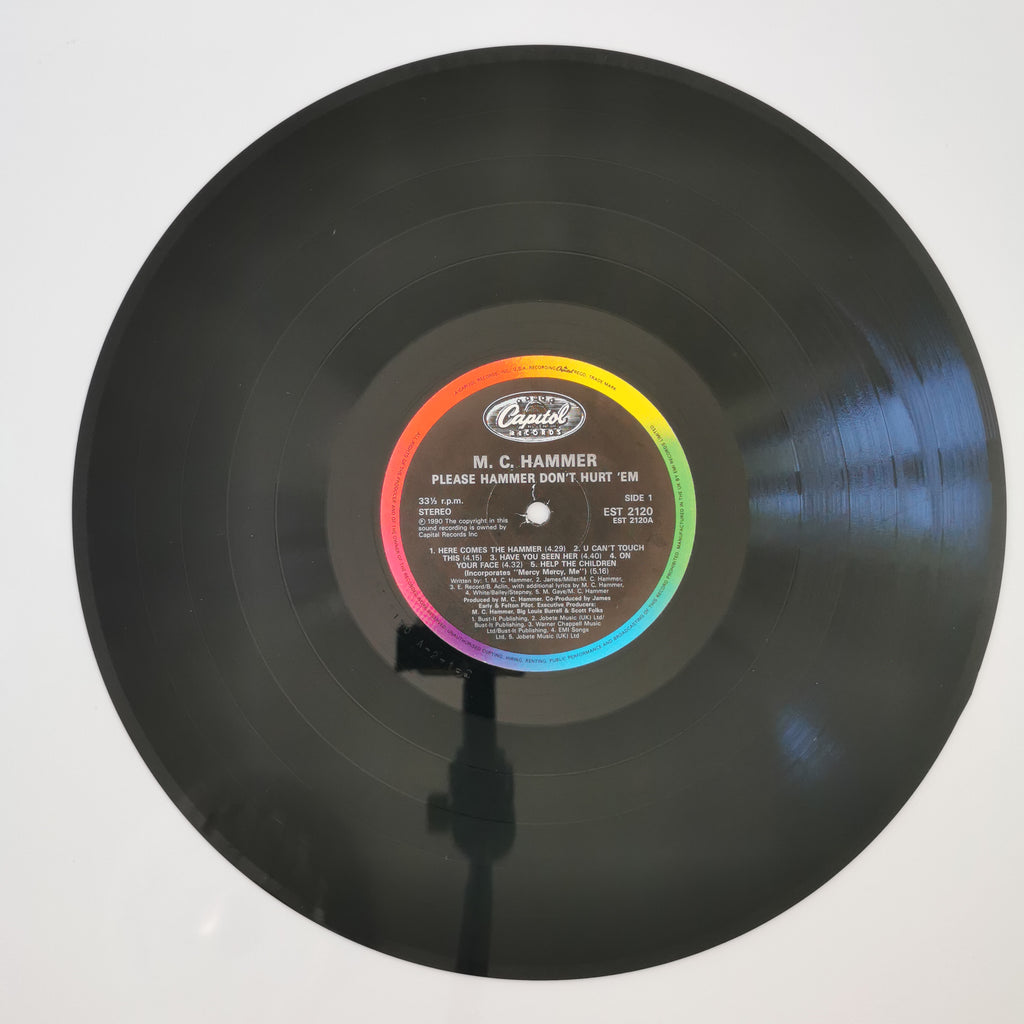 MC Hammer Please Hammer Don't Hurt 'Em Vinyl LP