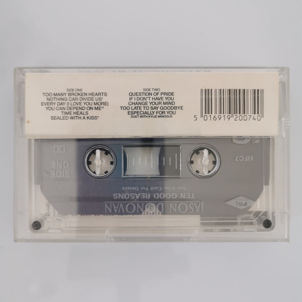 Jason Donovan Ten Good Reasons Cassette 1989