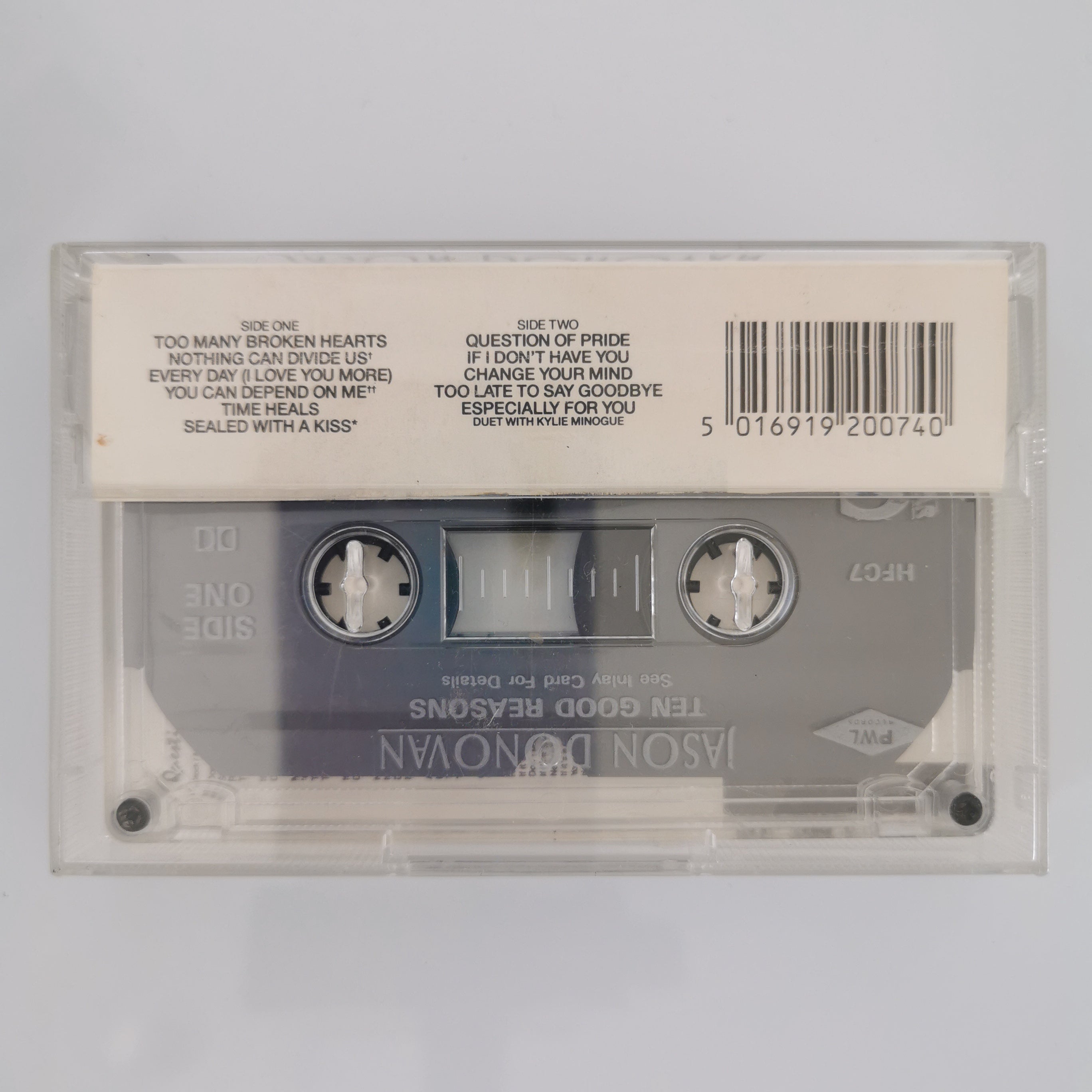 Jason Donovan Ten Good Reasons Cassette 1989