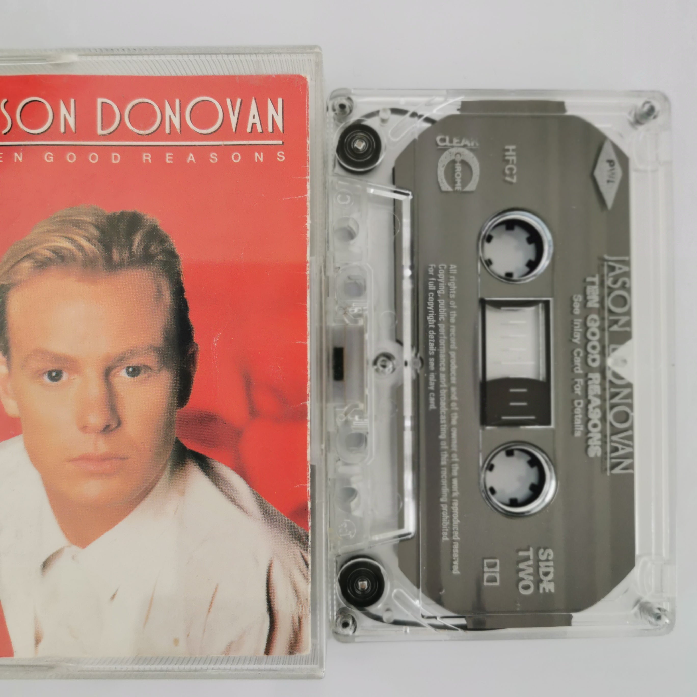 Jason Donovan Ten Good Reasons Cassette 1989