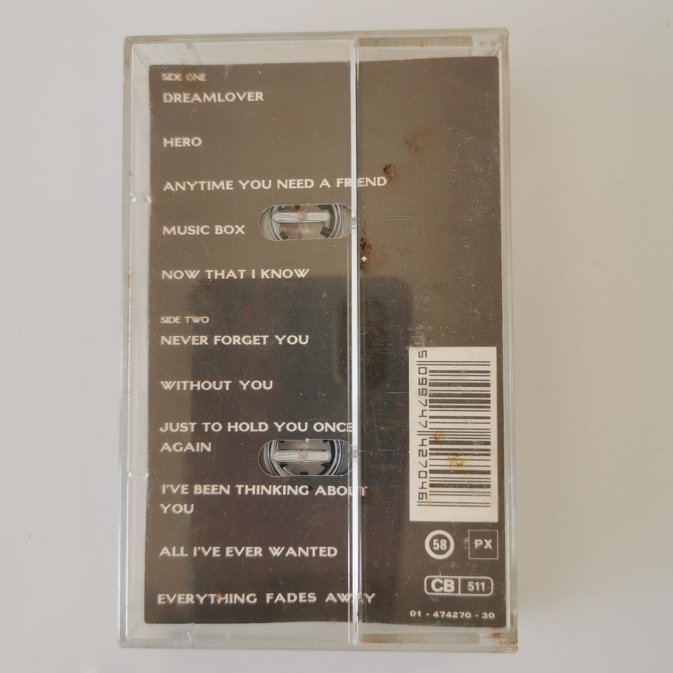 Mariah Carey Music Box Cassette Tape 1993