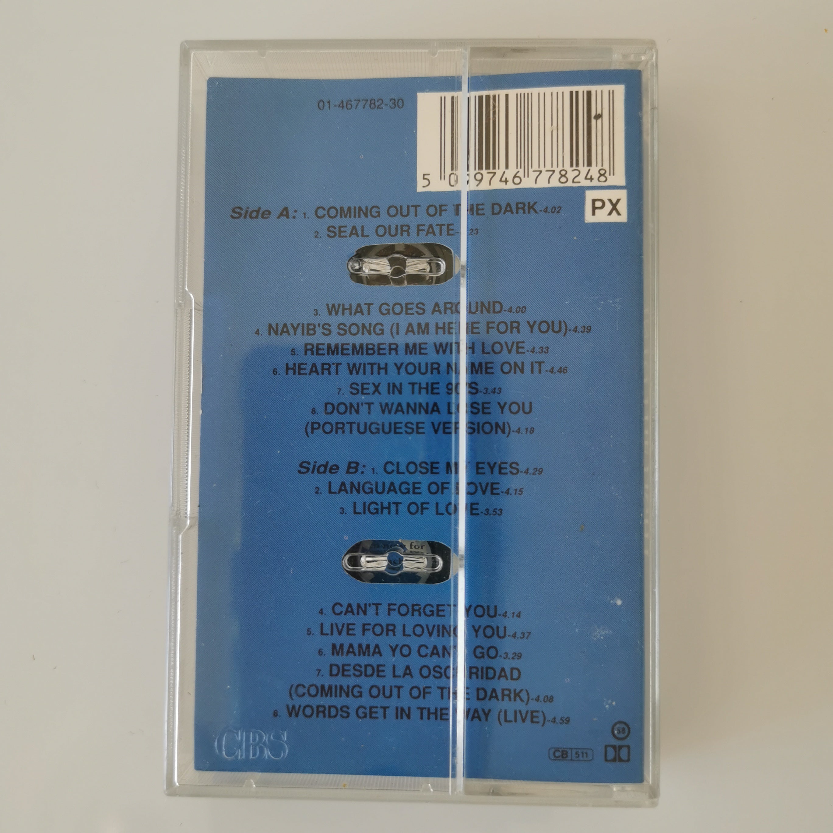 Gloria Estefan Into The Light Cassette Tape 1991