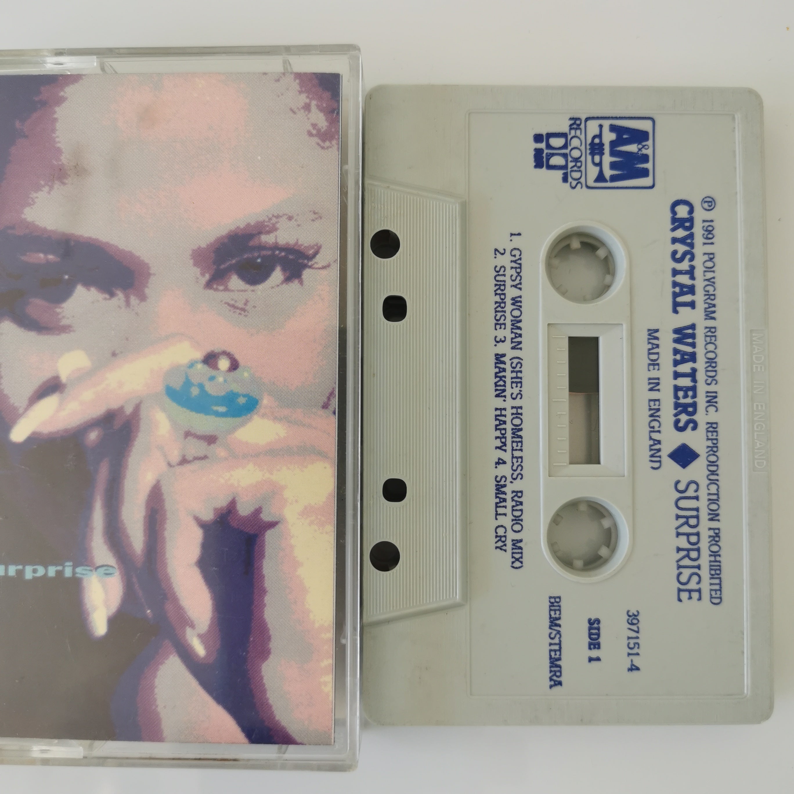 Crystal Waters Surprise Cassette Tape 1991
