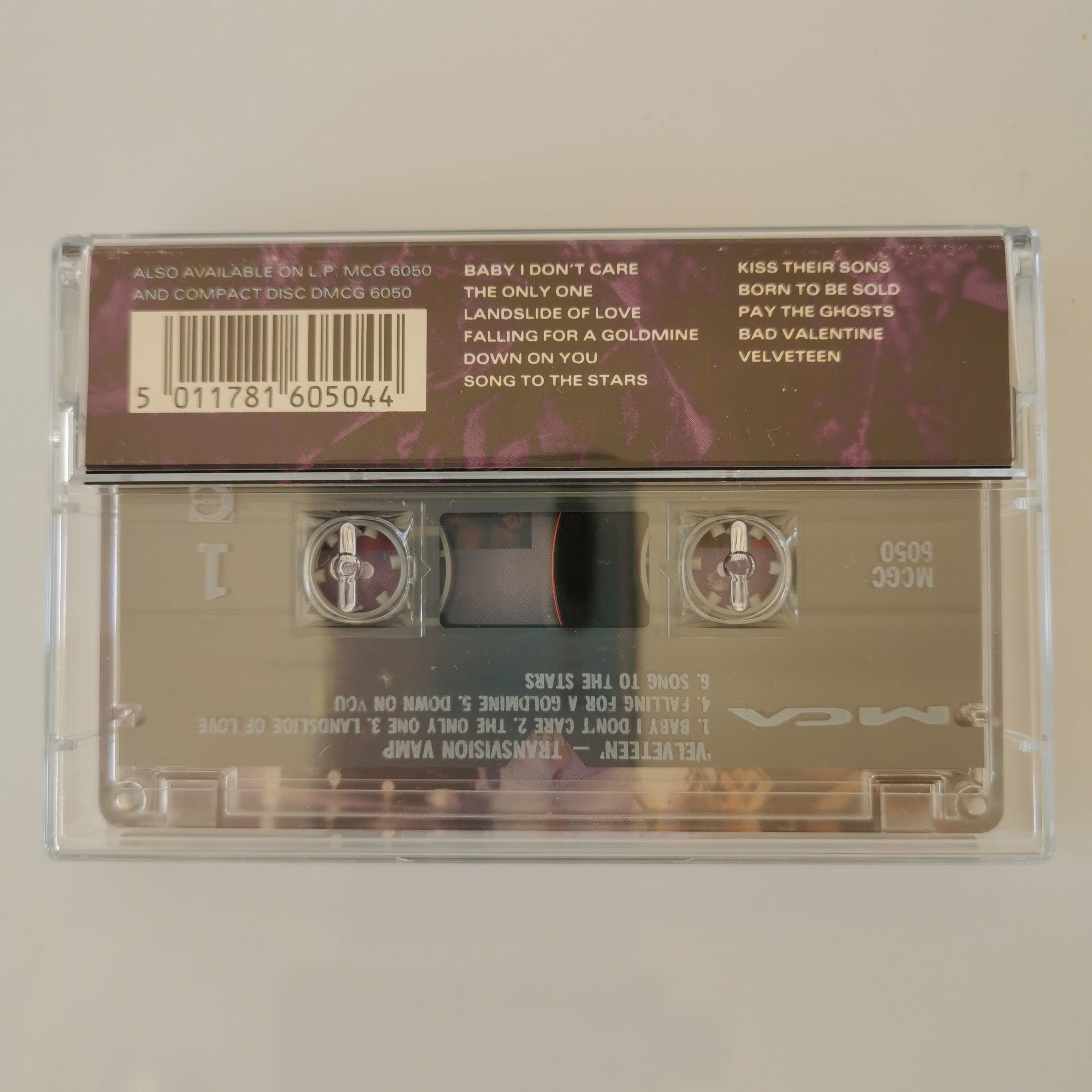 Transvision Vamp Velveteen Cassette Tape 1989