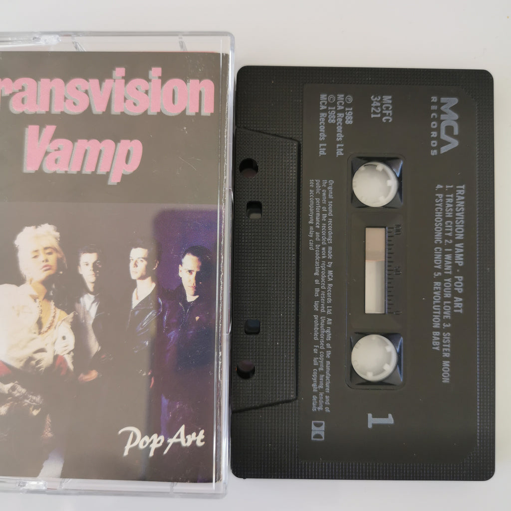Transvision Vamp Pop Art Cassette Tape 1988