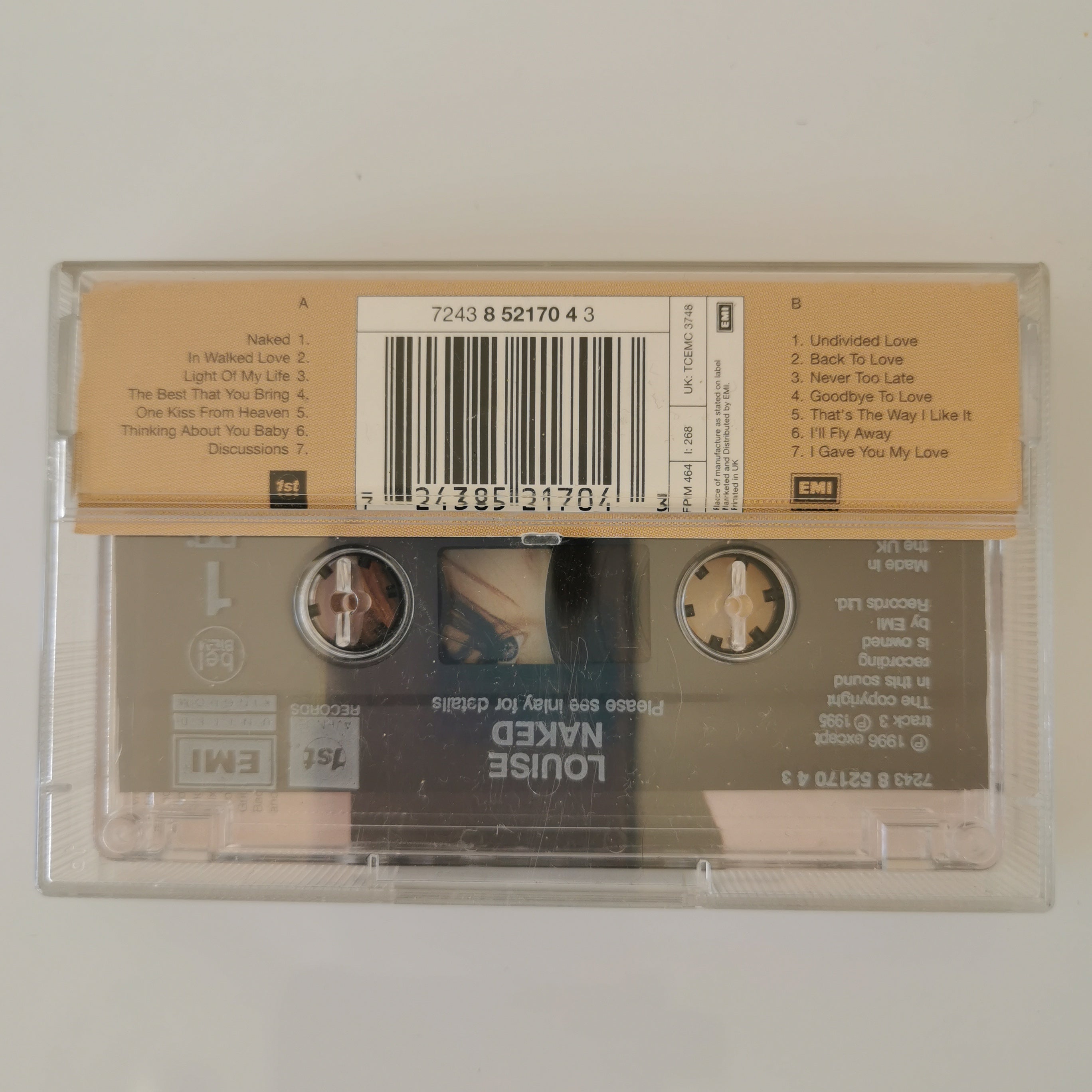 Louise Naked Cassette Tape 1996