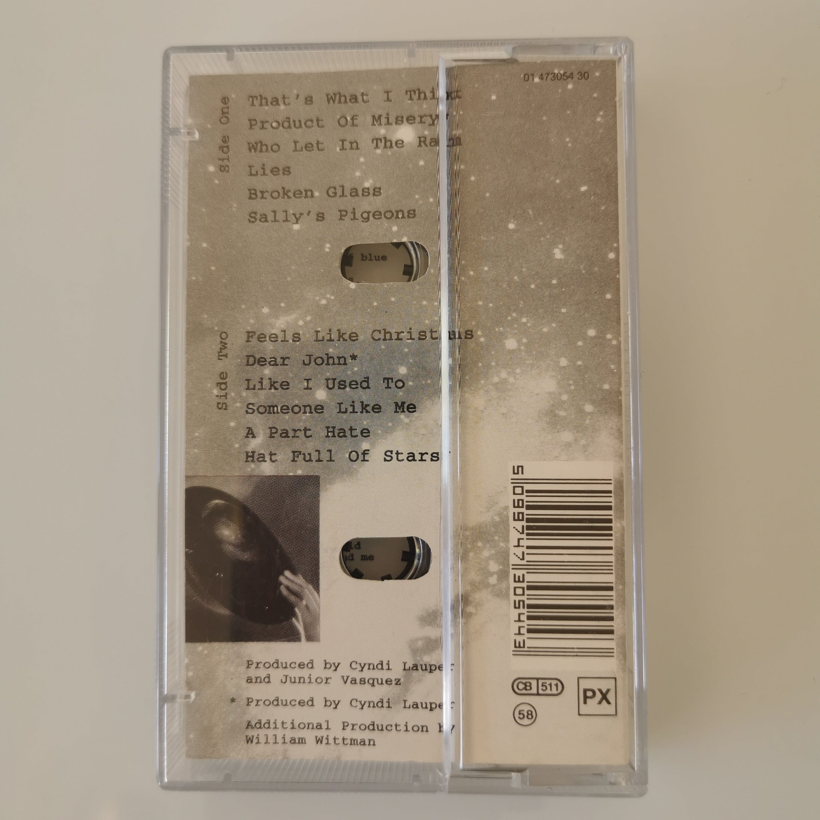 Cyndi Lauper Hat Full Of Stars Cassette Tape 1993