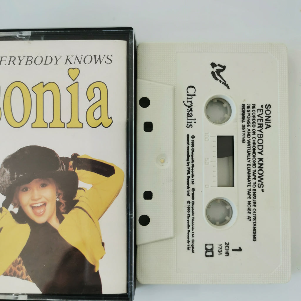 Sonia Everybody Knows Cassette Tape 1990