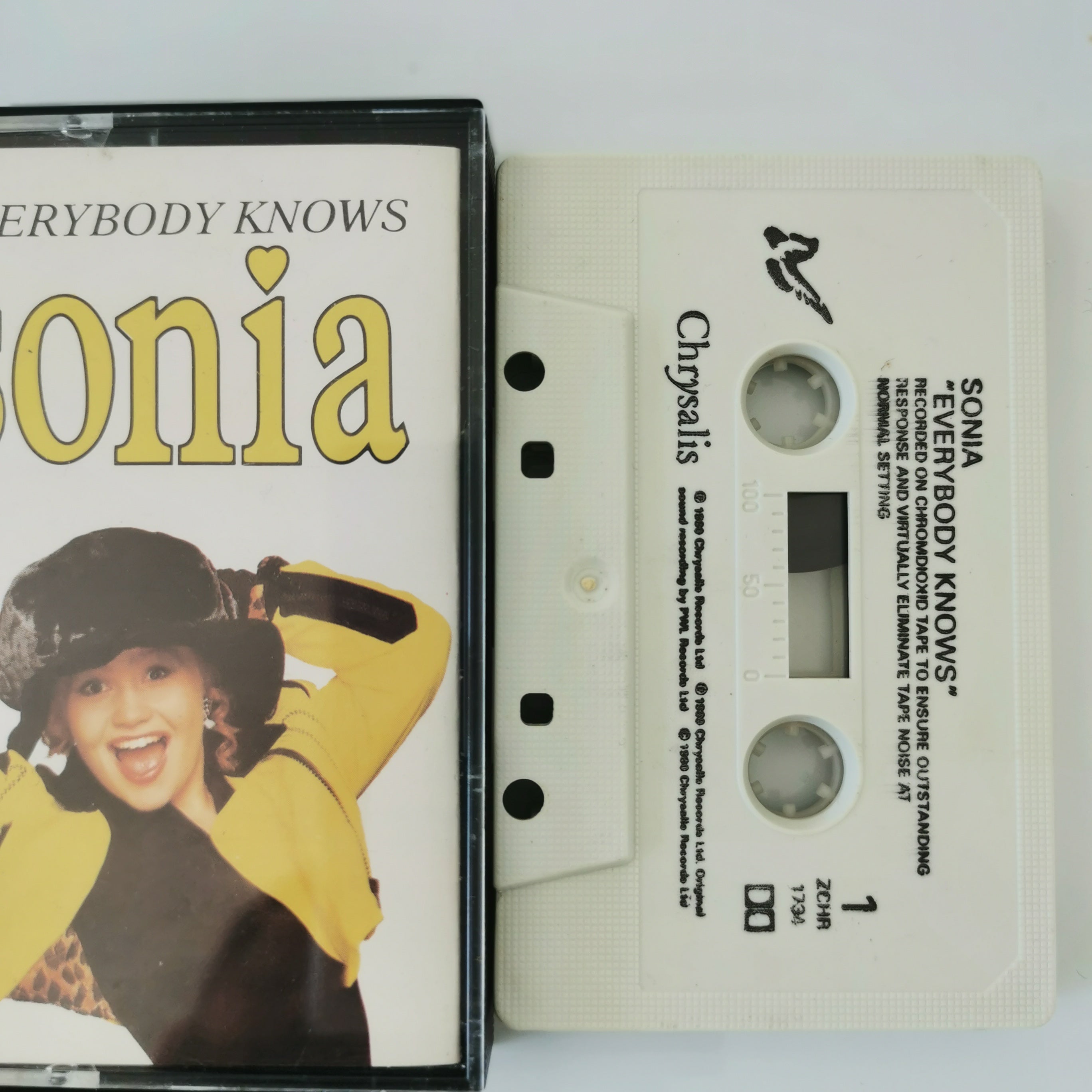 Sonia Everybody Knows Cassette Tape 1990