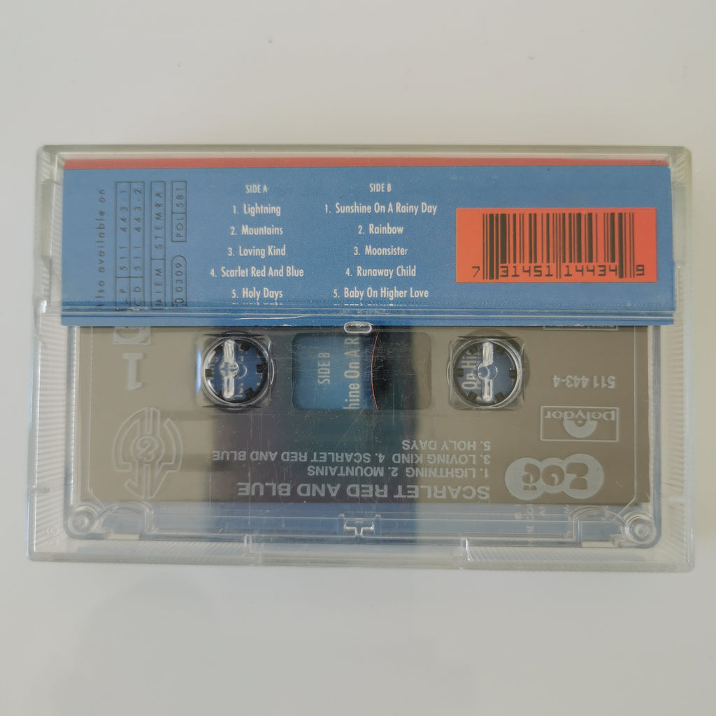 Zoë Scarlet Red And Blue Cassette Tape 1991