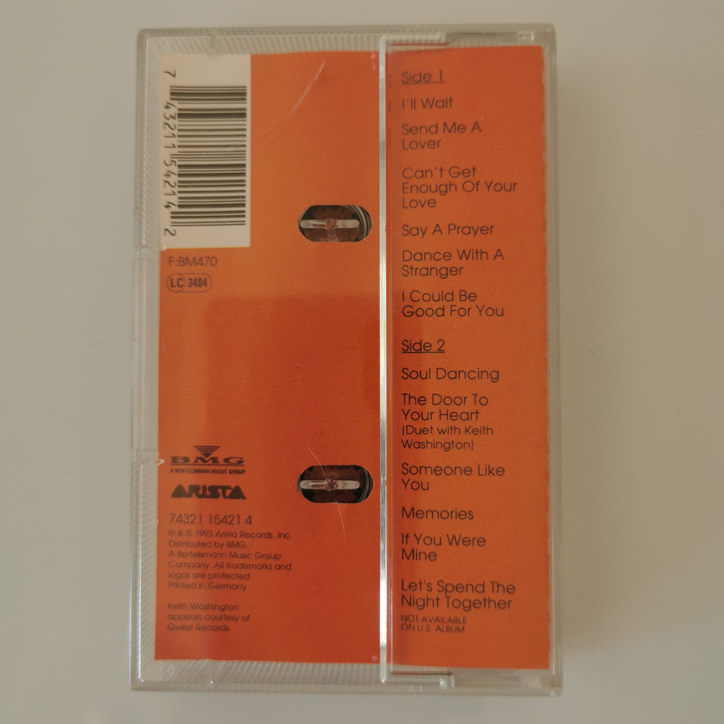 Taylor Dayne Soul Dancing Cassette Tape 1993