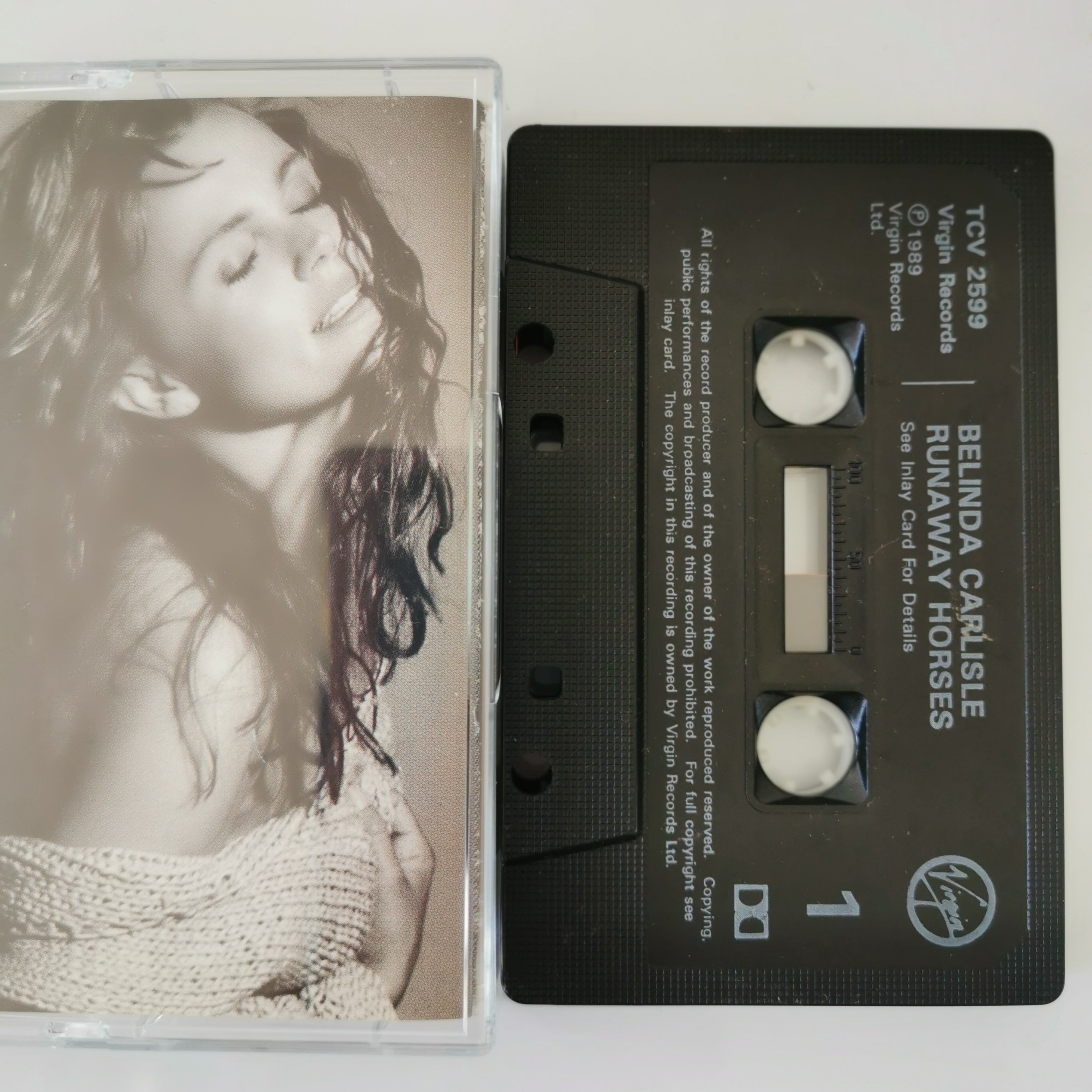 Belinda Carlisle Runaway Horses Cassette Tape 1989