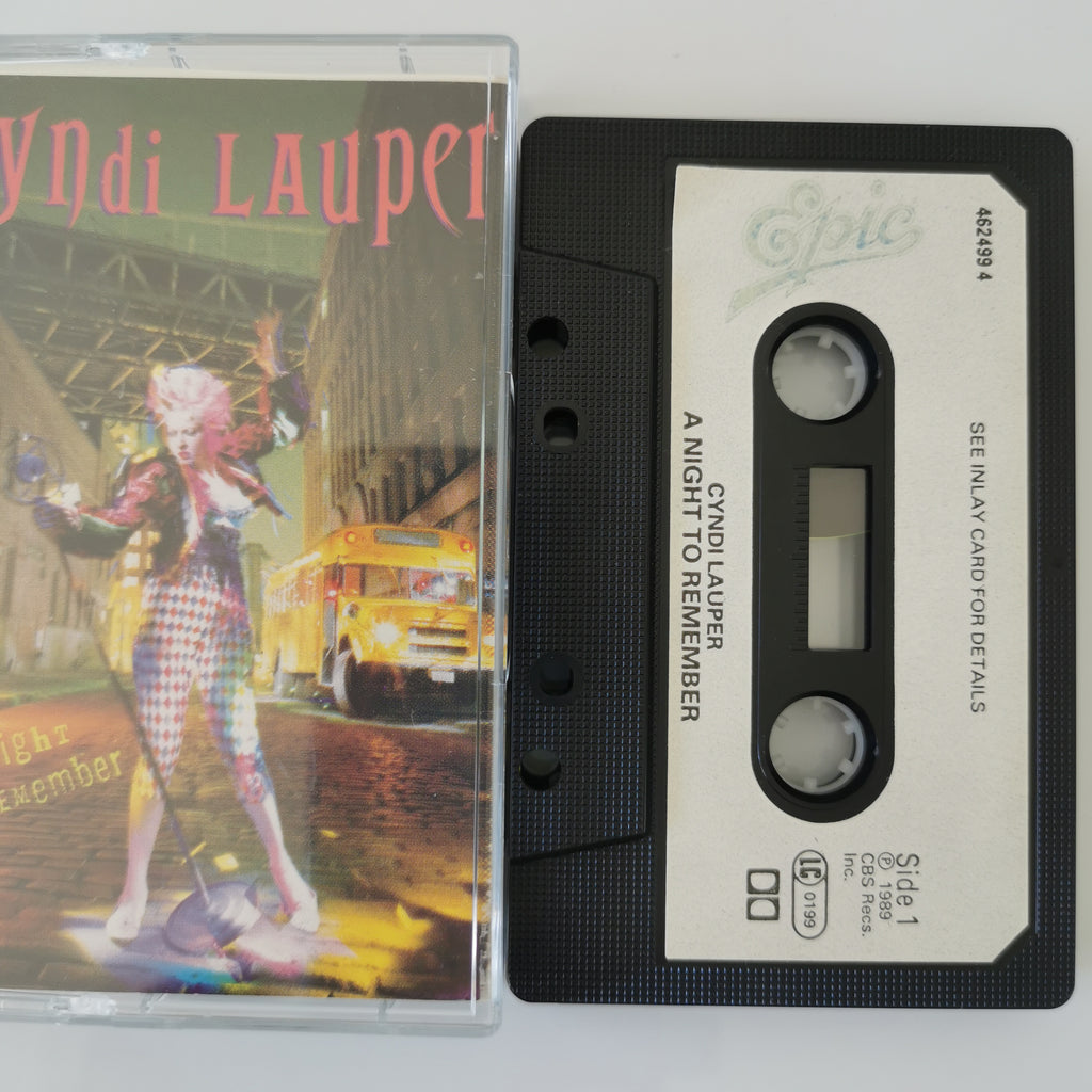 Cyndi Lauper A Night To Remember Cassette Tape 1989