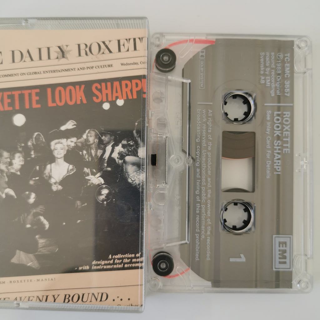 Roxette Look Sharp! Cassette Tape 1988