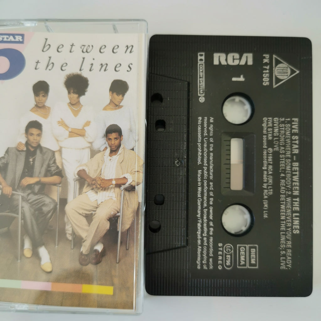Five Star – Between The Lines Cassette Tape 1987