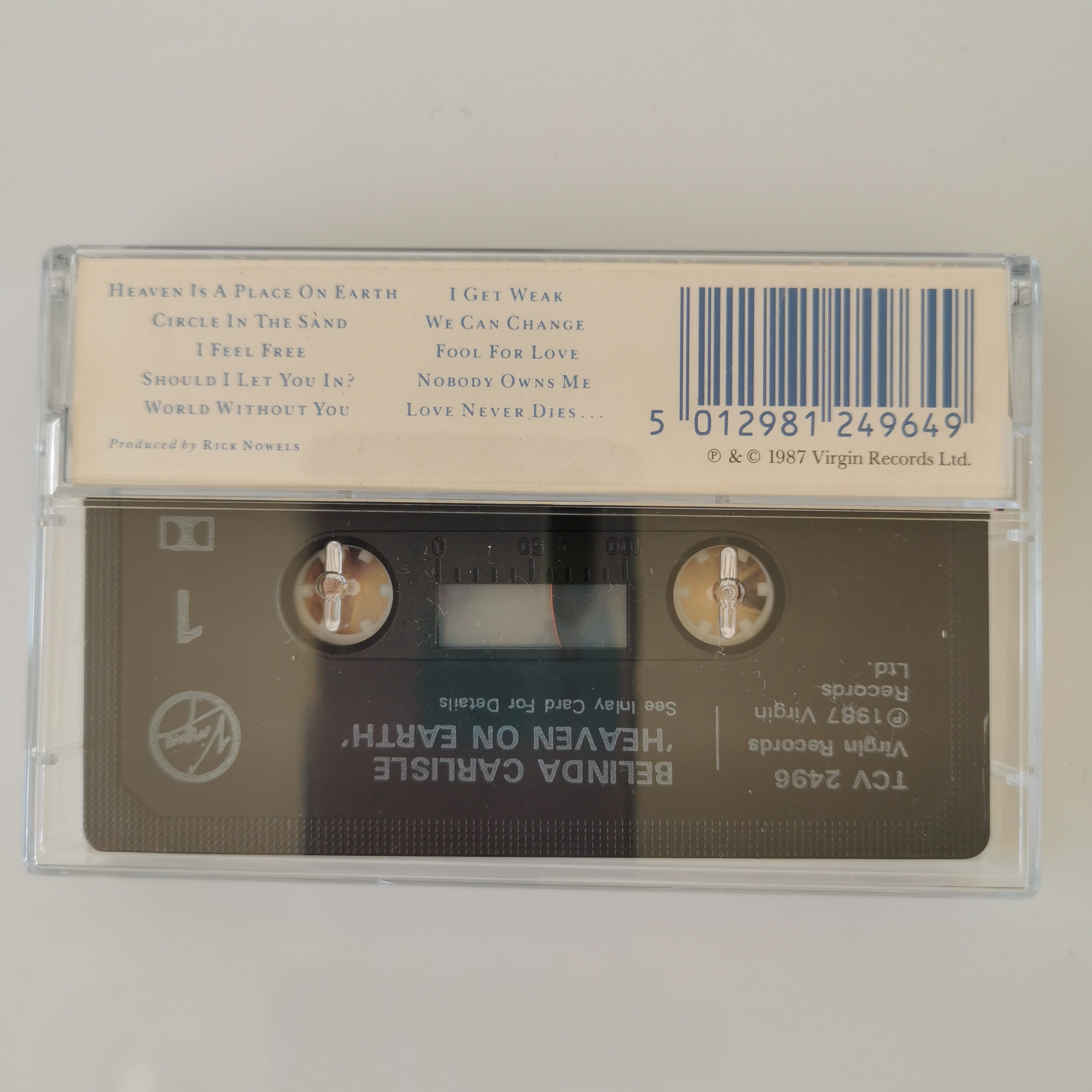 Belinda Carlisle – Heaven On Earth Cassette Tape 1987