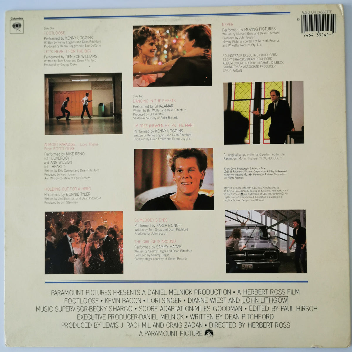 Various Artists – Footloose (1984) Vinyl LP Record