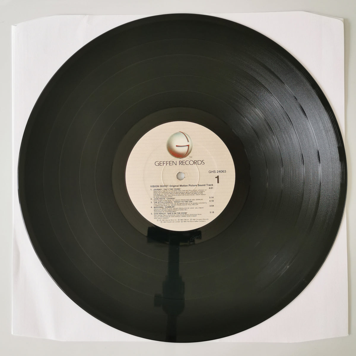 Various Artists – Vision Quest (1985) Vinyl LP Record