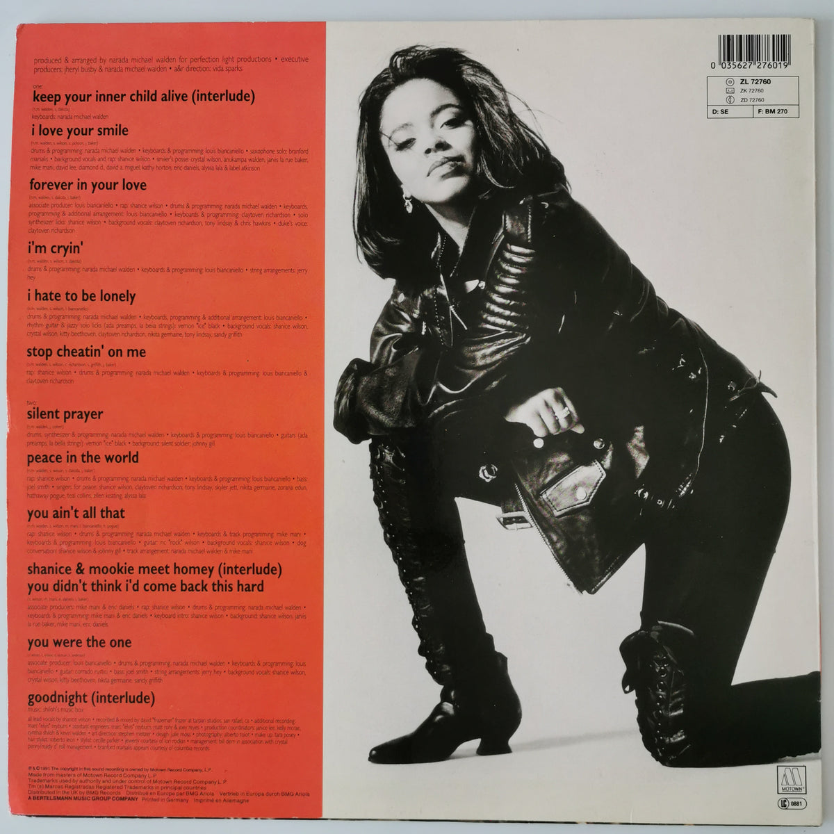 Shanice – Inner Child (1991) Vinyl LP Record