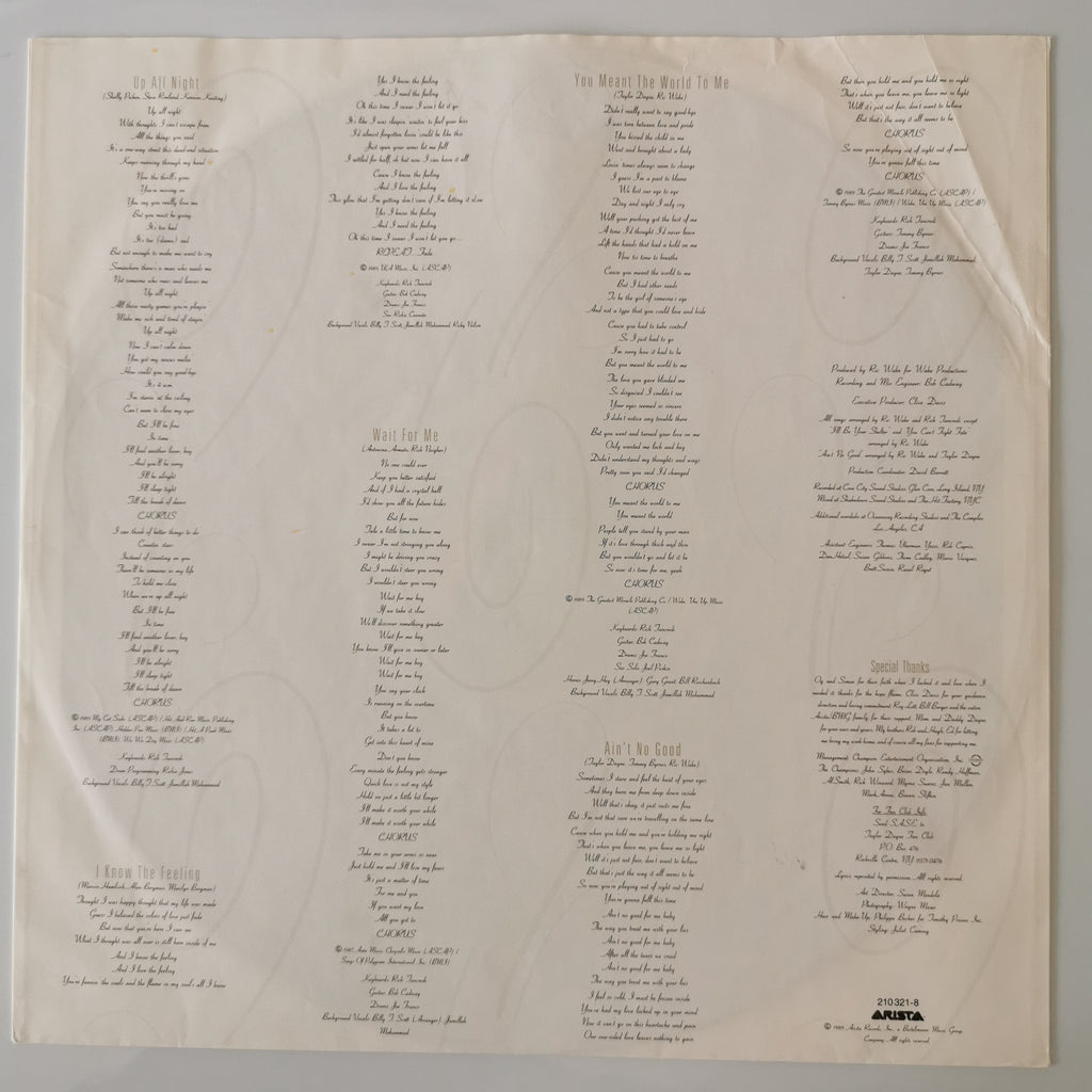Technotronic – Pump Up the Jam (1989) Vinyl LP Record