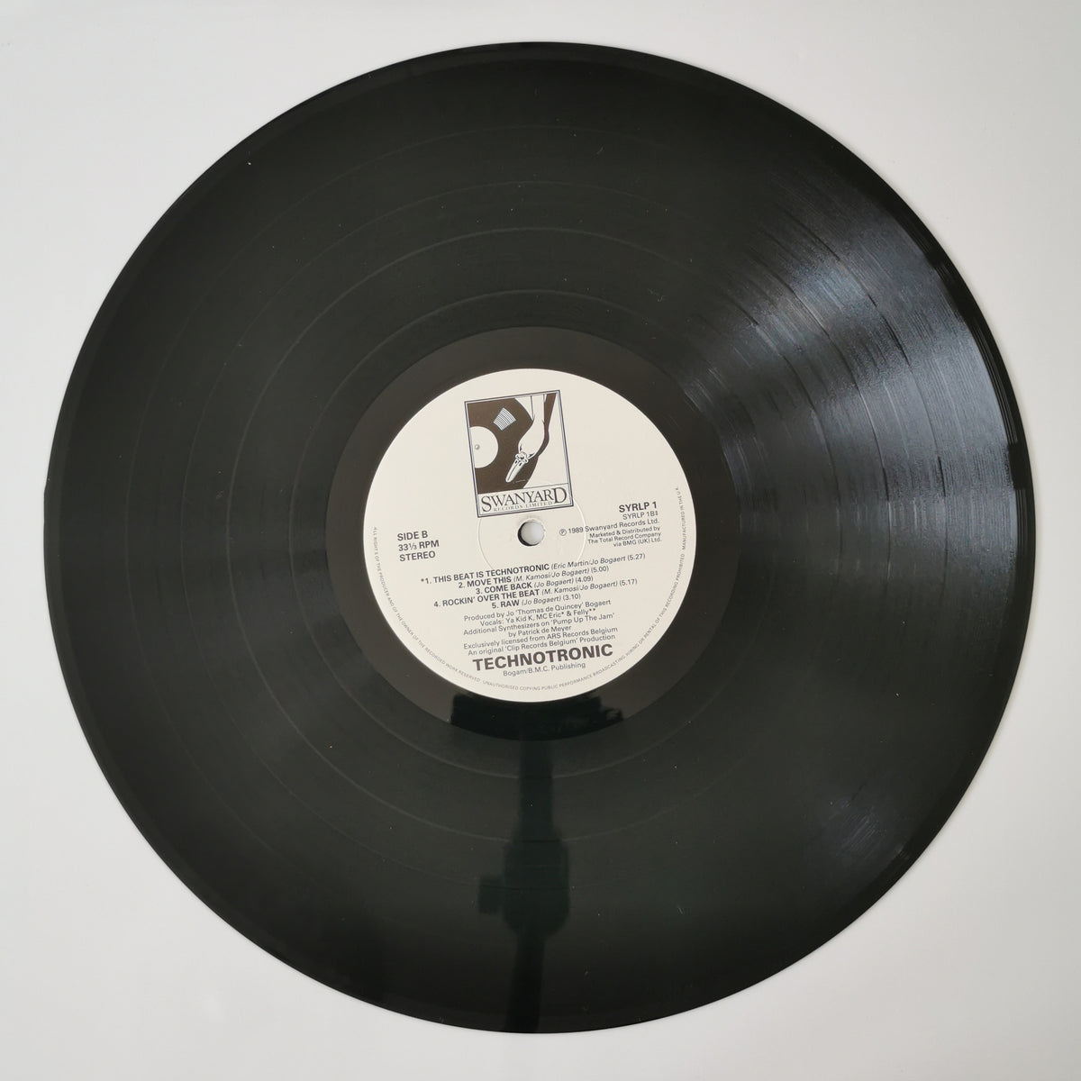 Technotronic – Pump Up the Jam (1989) Vinyl LP Record
