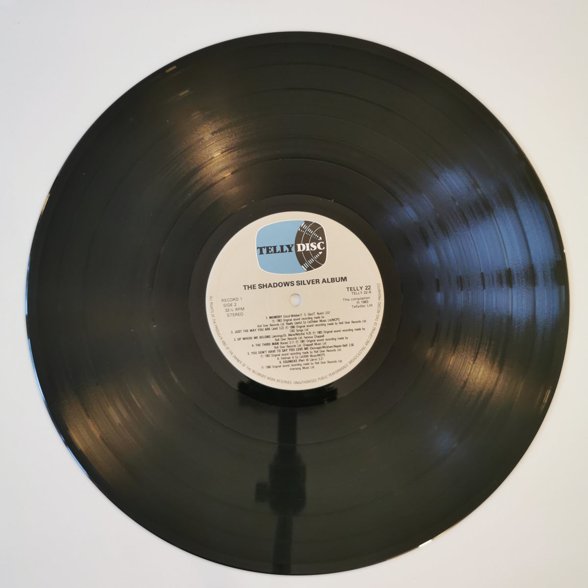 The Shadows – Silver Album Vinyl LP Record