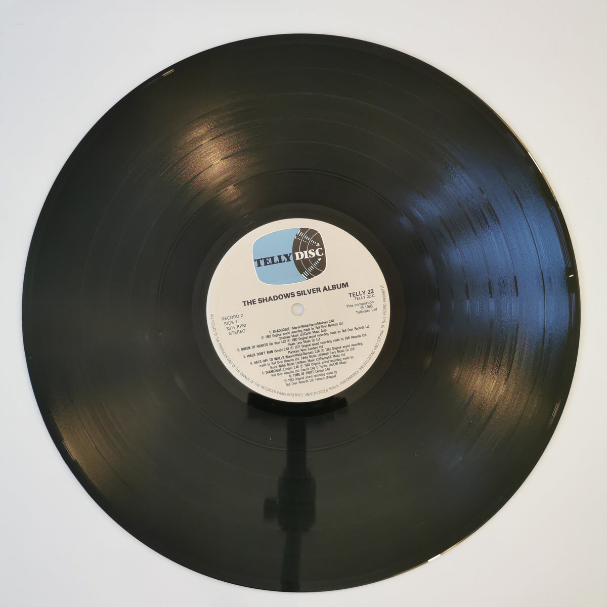 The Shadows – Silver Album Vinyl LP Record