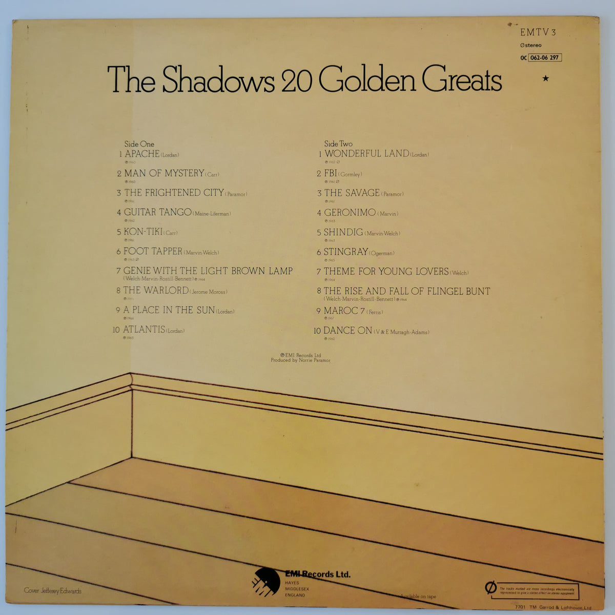 The Shadows – 20 Golden Greats (1977) Vinyl LP Record